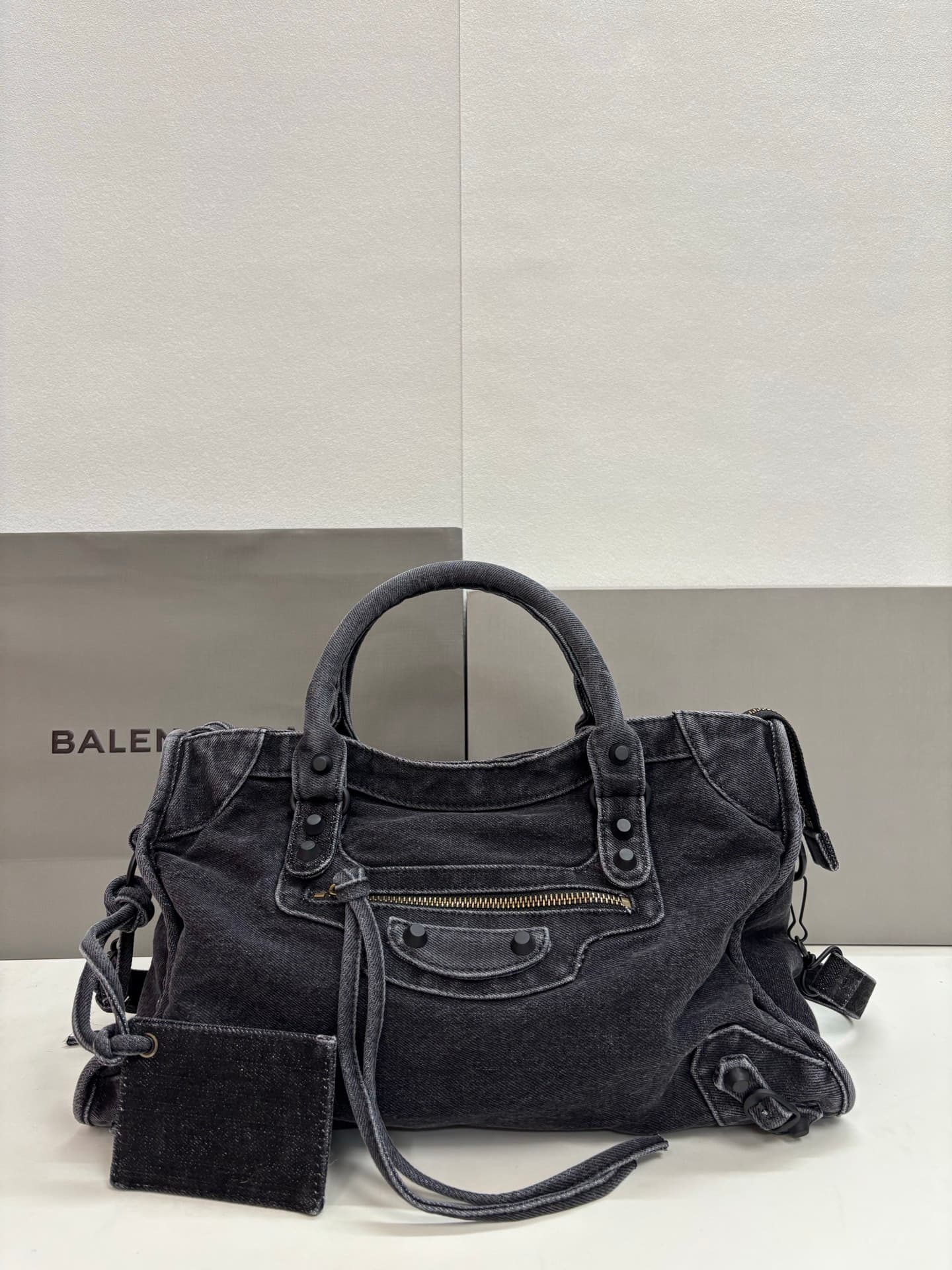 Balenciaga Small Le City Moto Bag 50025