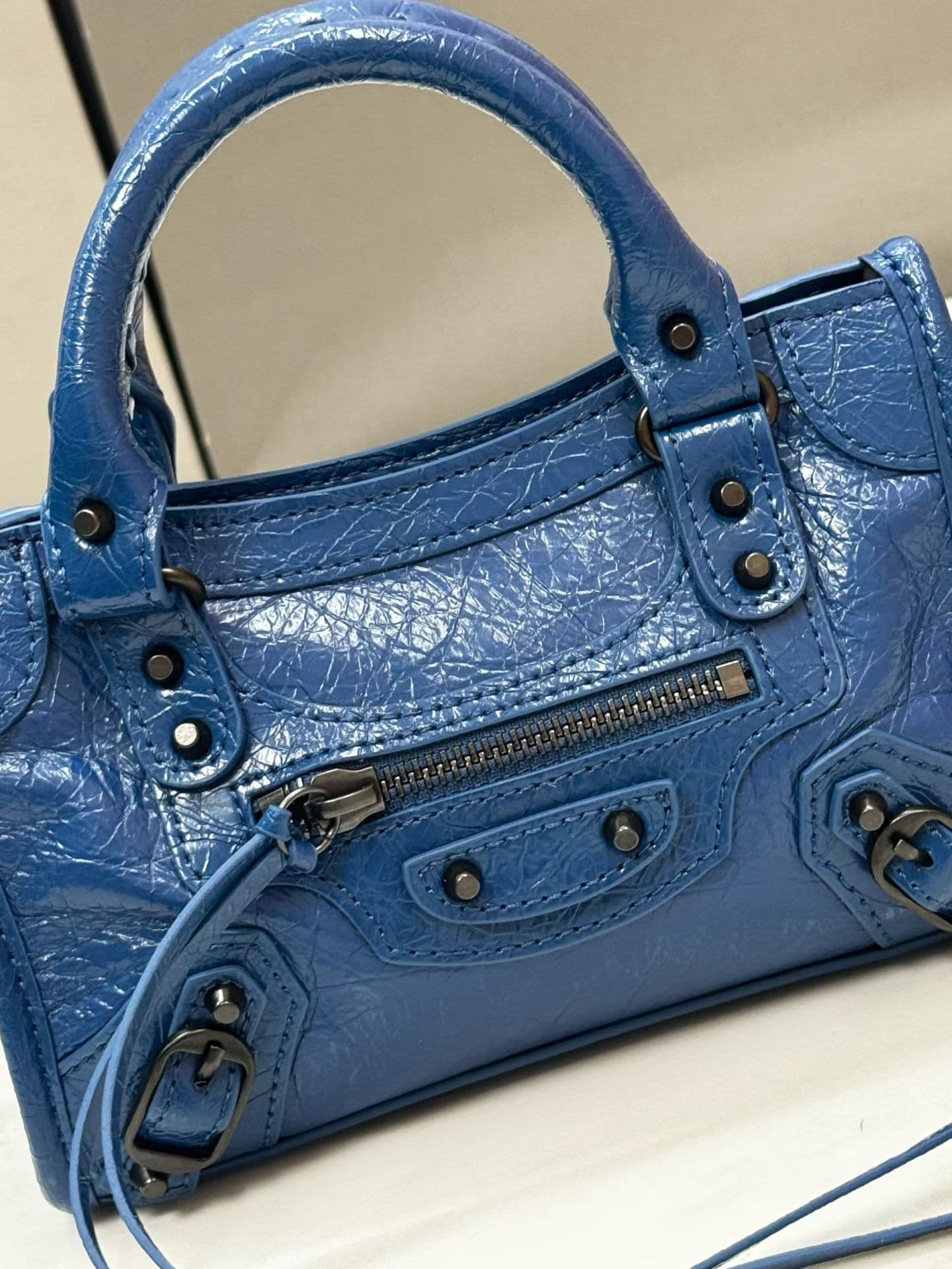 Balenciaga Le City Moto Bag 迷你号 蓝色 50025