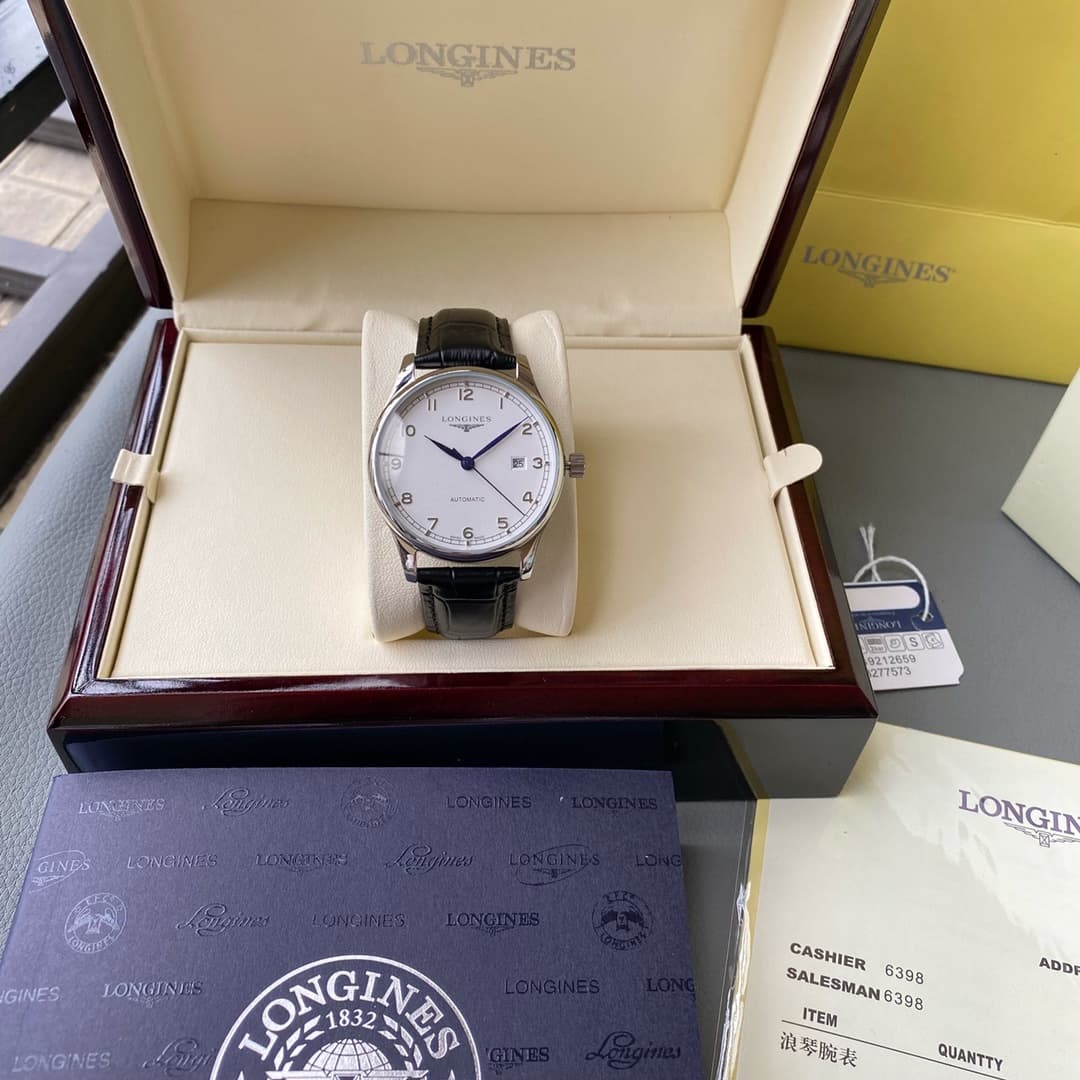 Longines White Watch