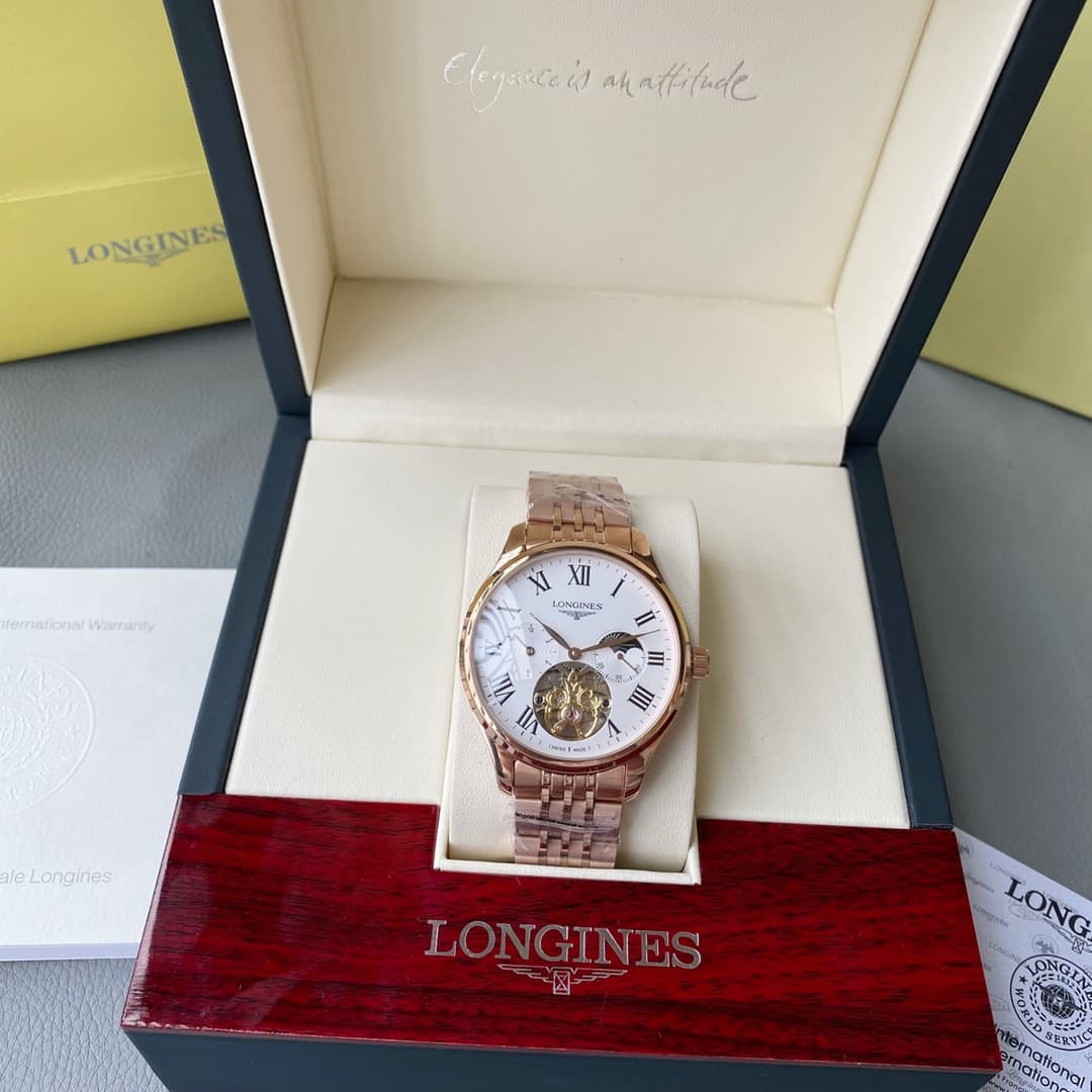 Longines White Watch