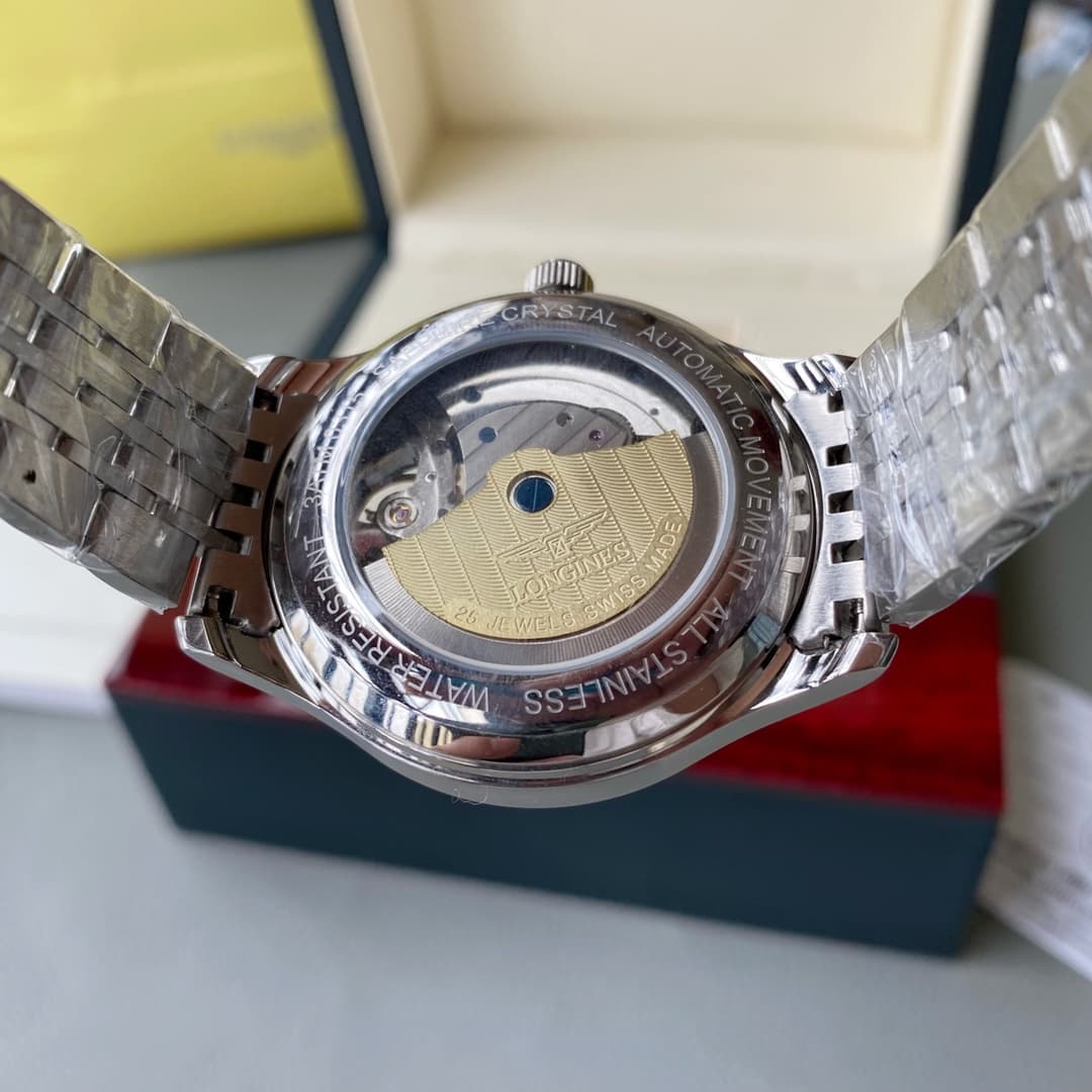 Longines White Watch