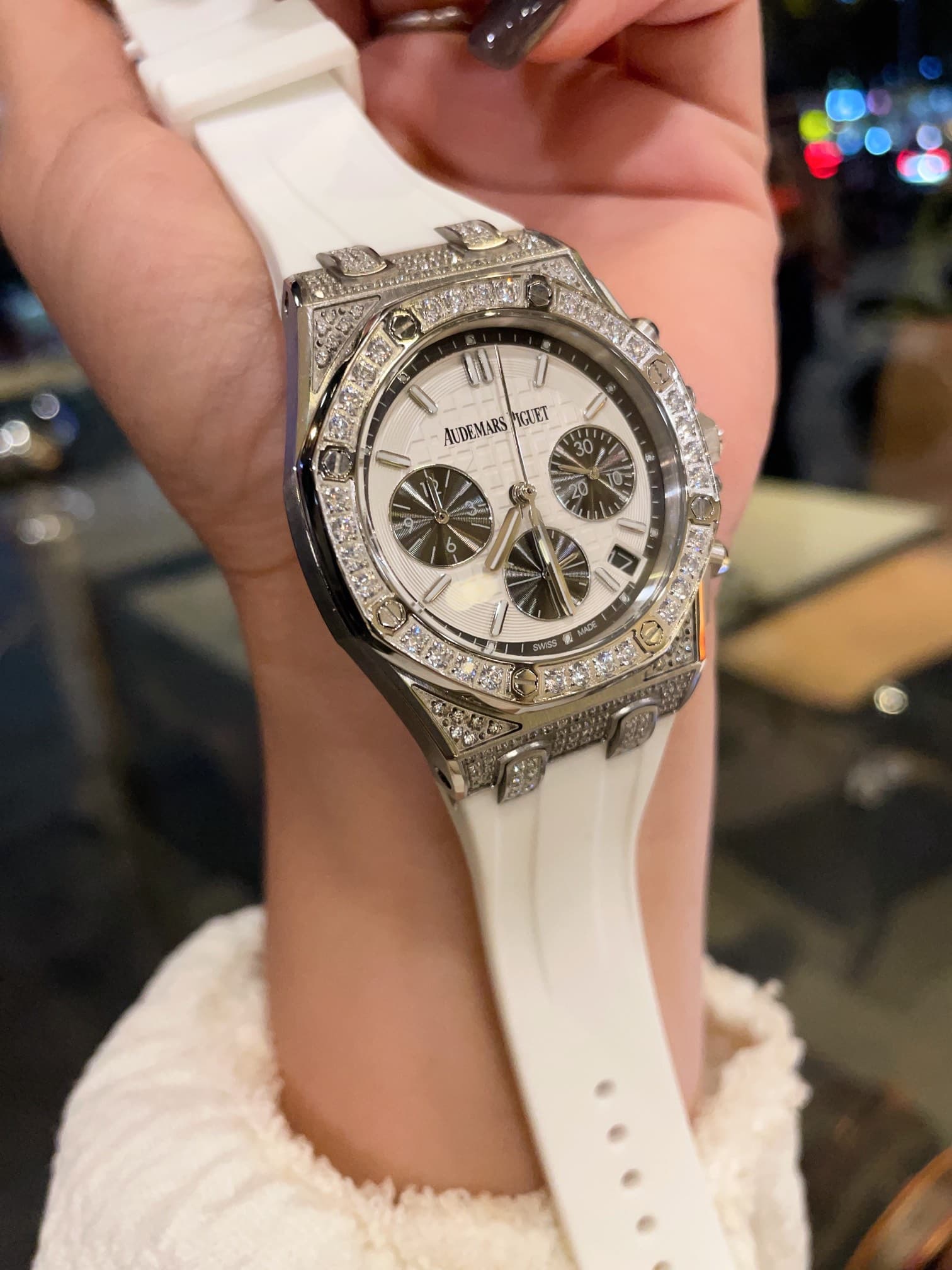 Audemars Piguet White Watch