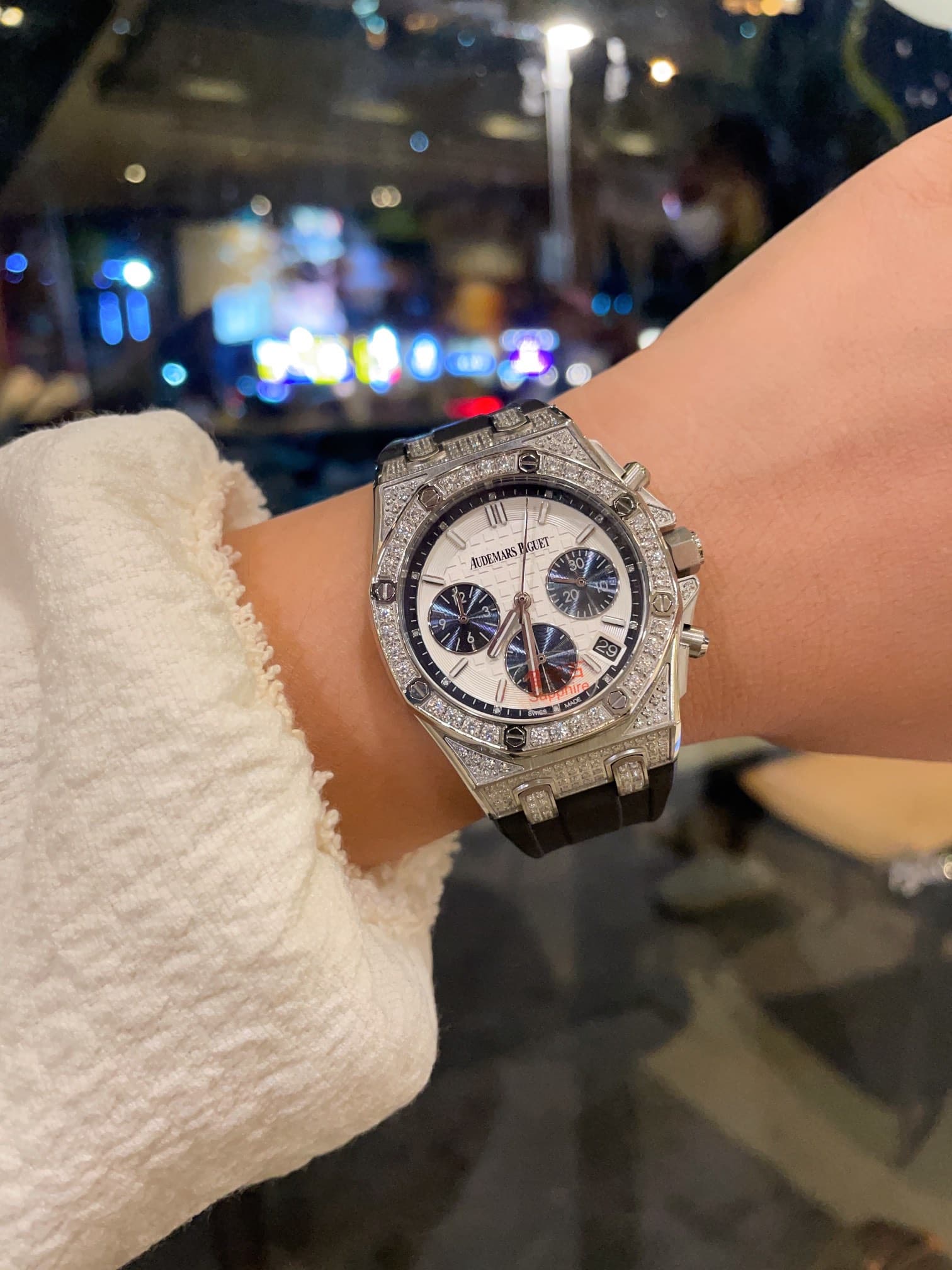 Audemars Piguet White Watch