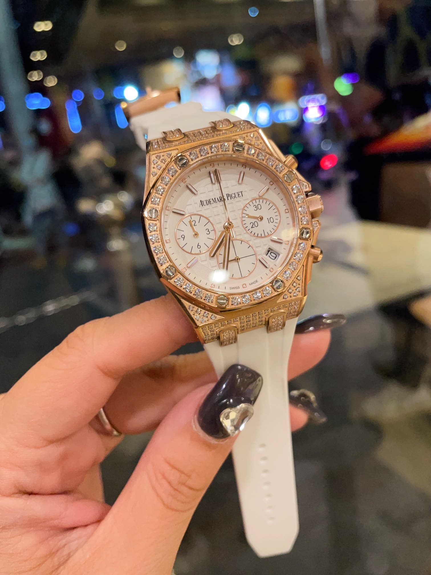 Audemars Piguet White Watch