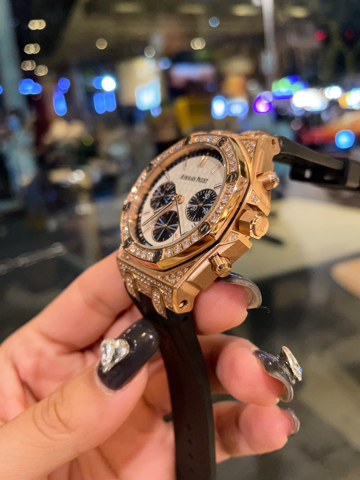 Audemars Piguet White Watch