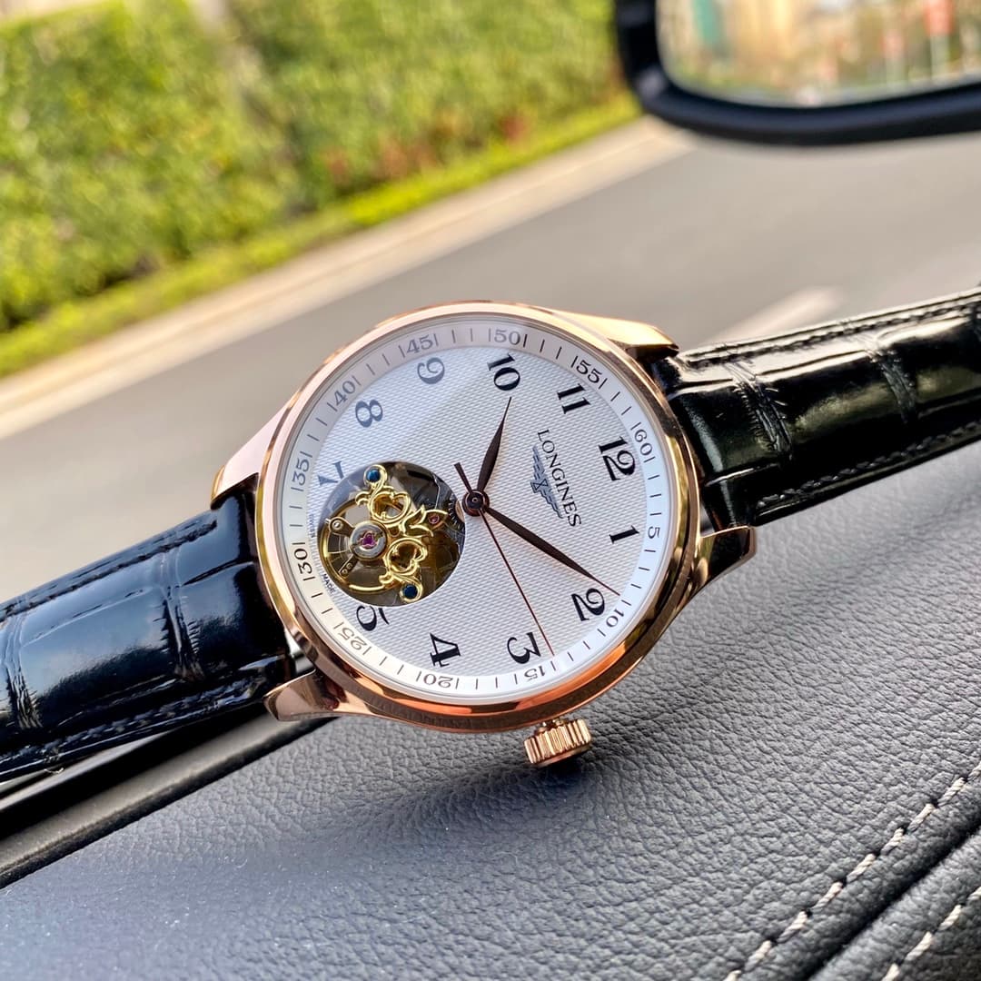Longines White Watch