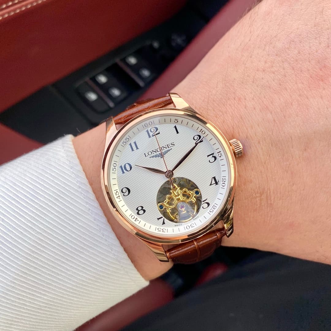 Longines White Watch