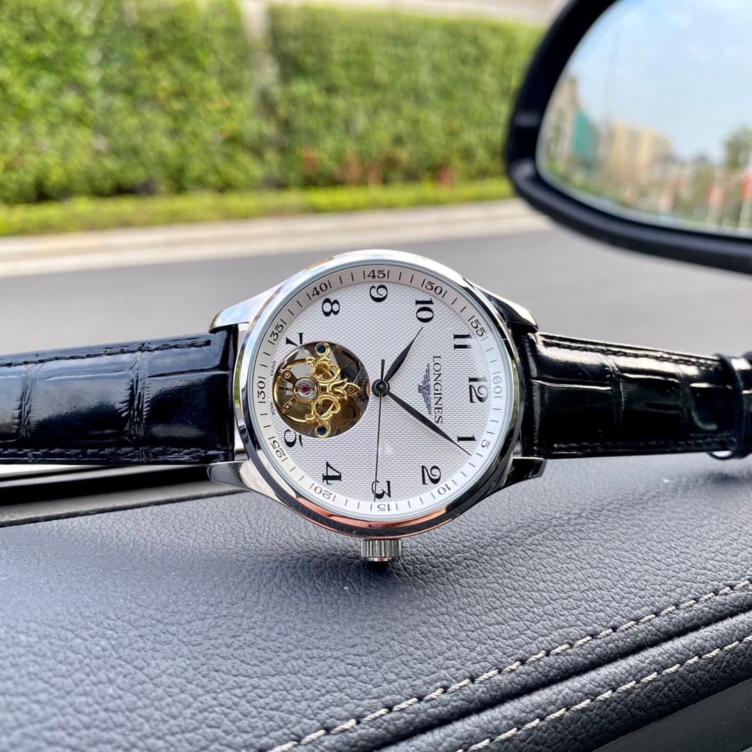 Longines White Watch