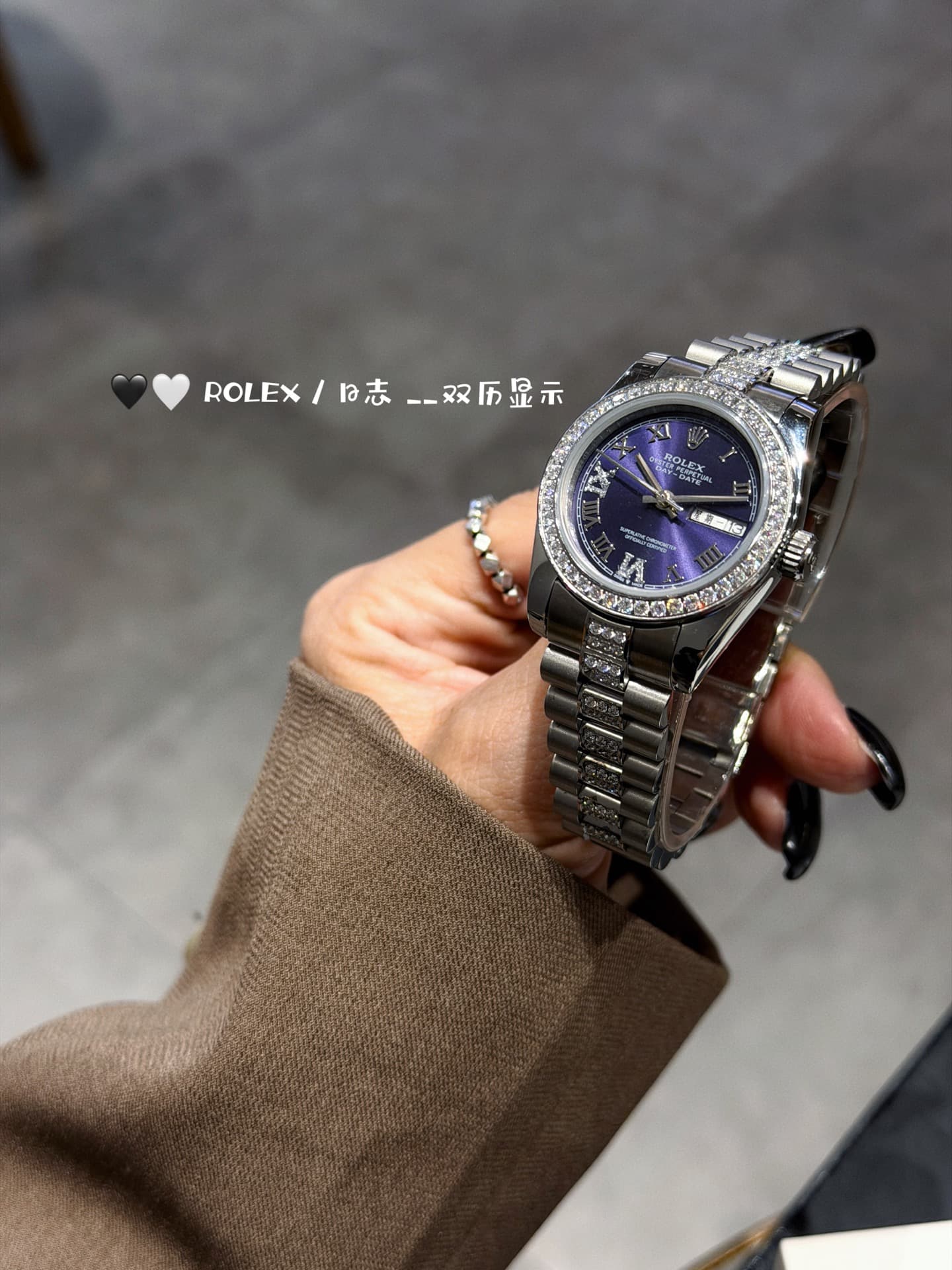 Rolex White Watch