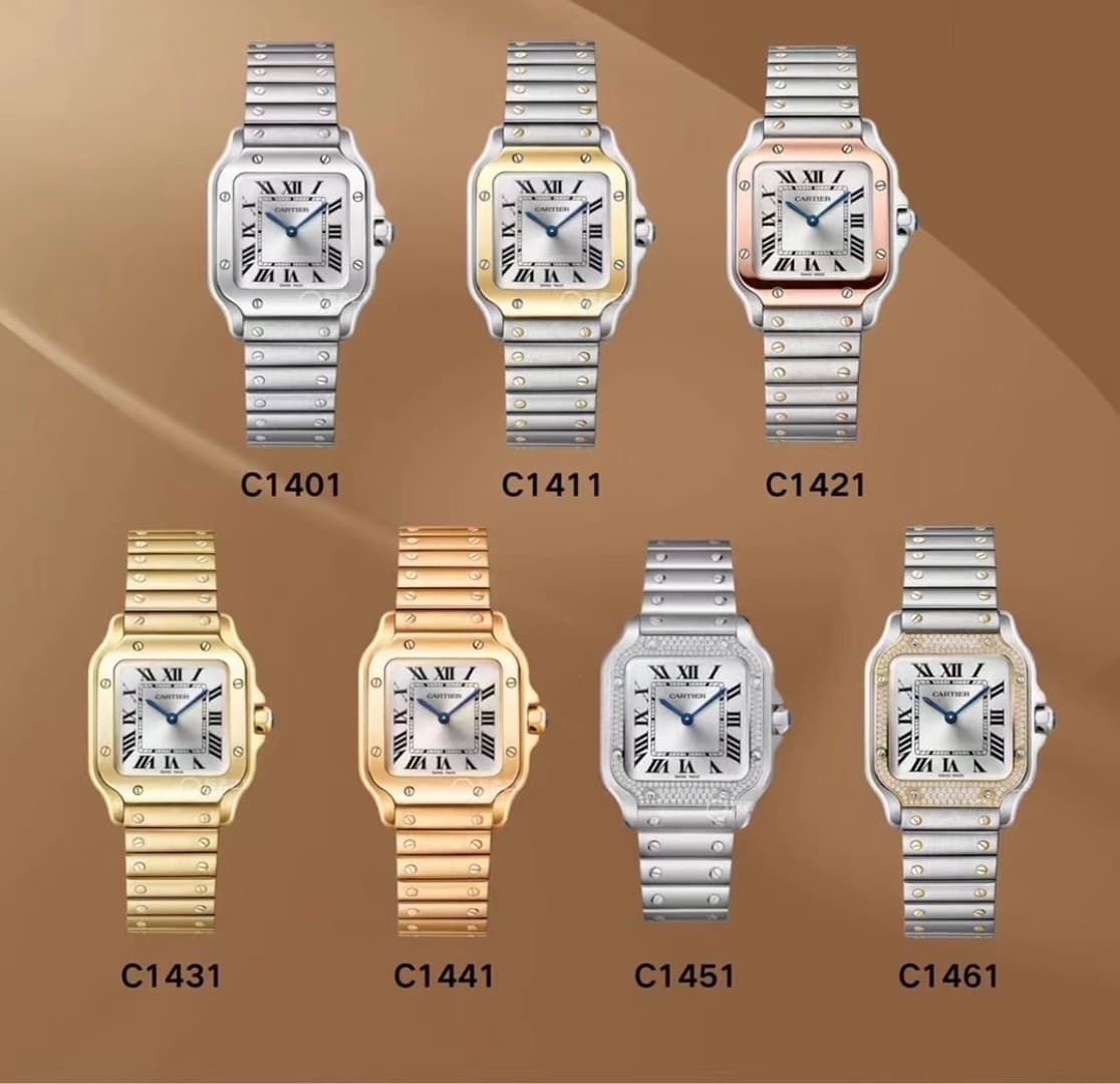 Luxury Brand Gold Watch V12