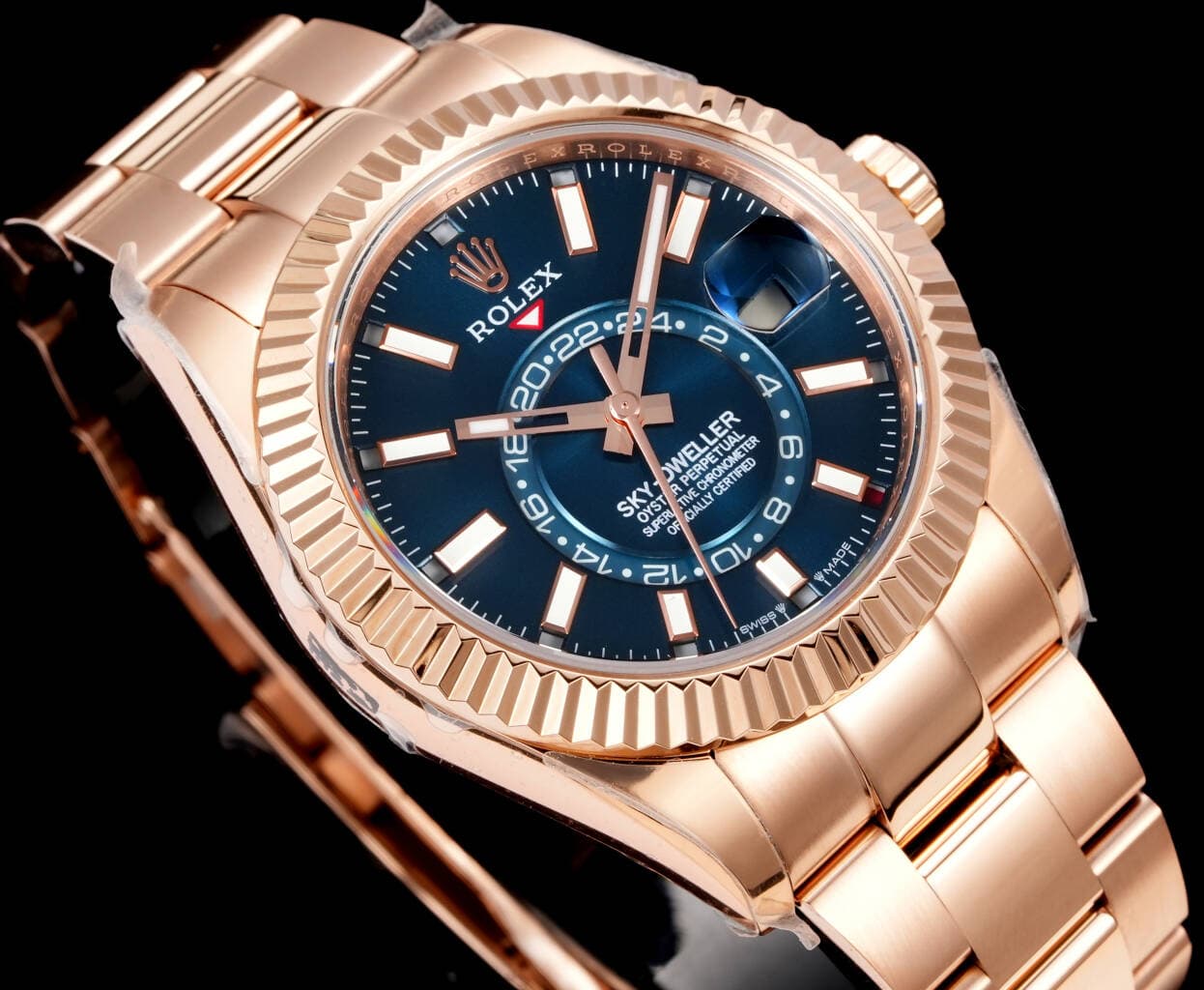 Rolex Blue Watch