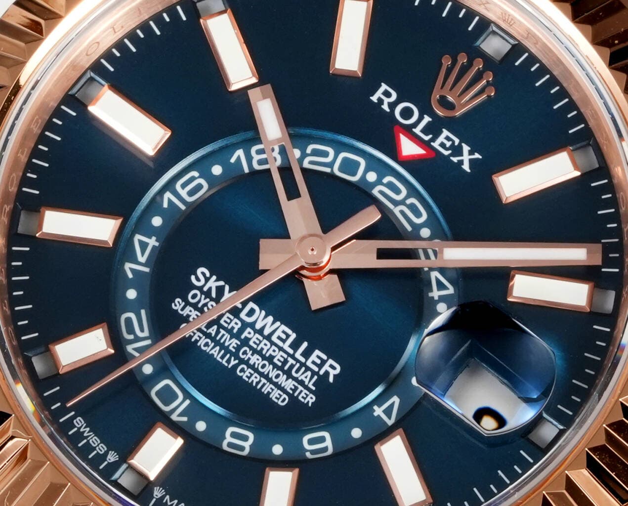 Rolex Blue Watch