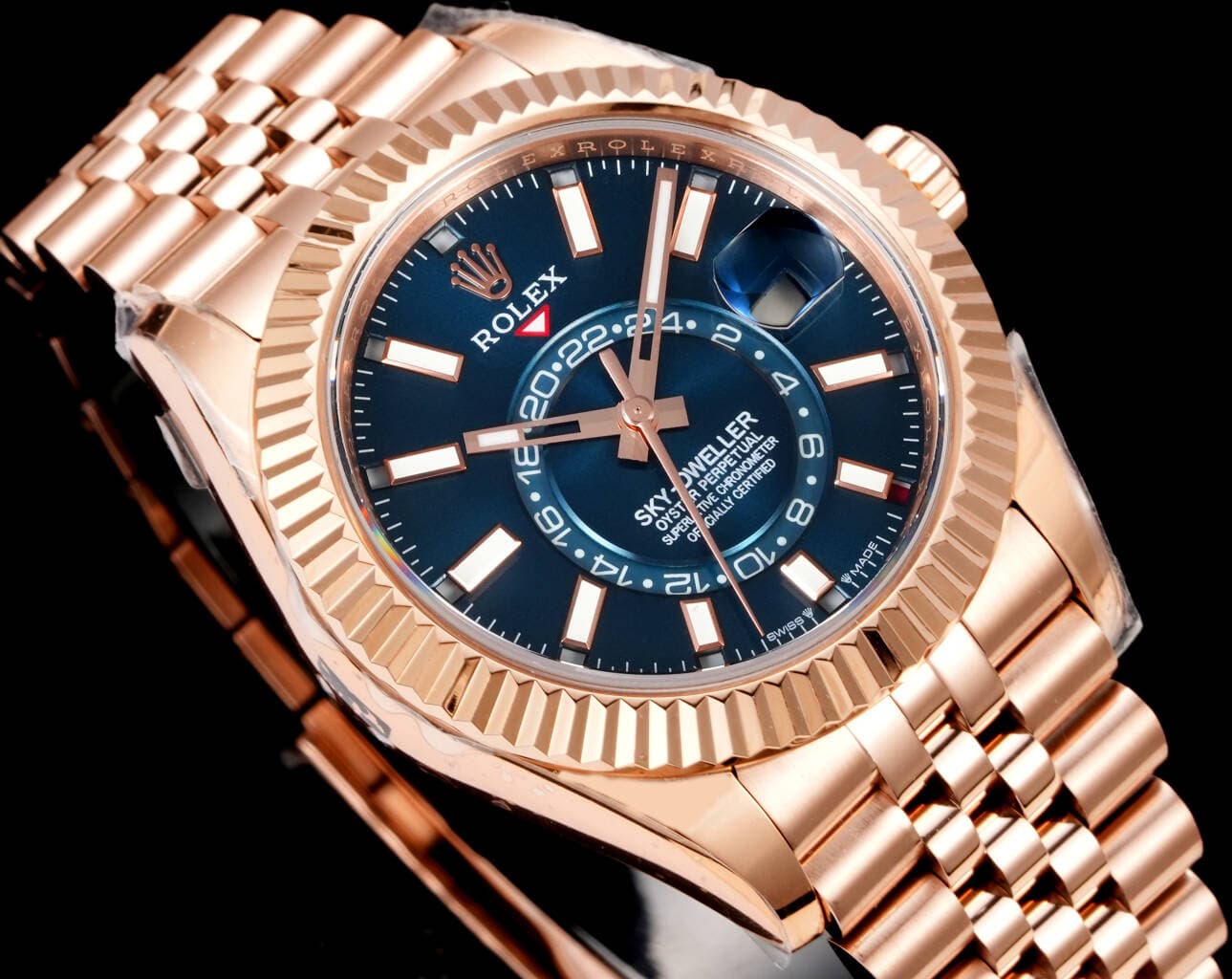 Rolex Blue Watch