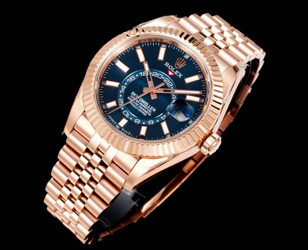 Rolex Blue Watch