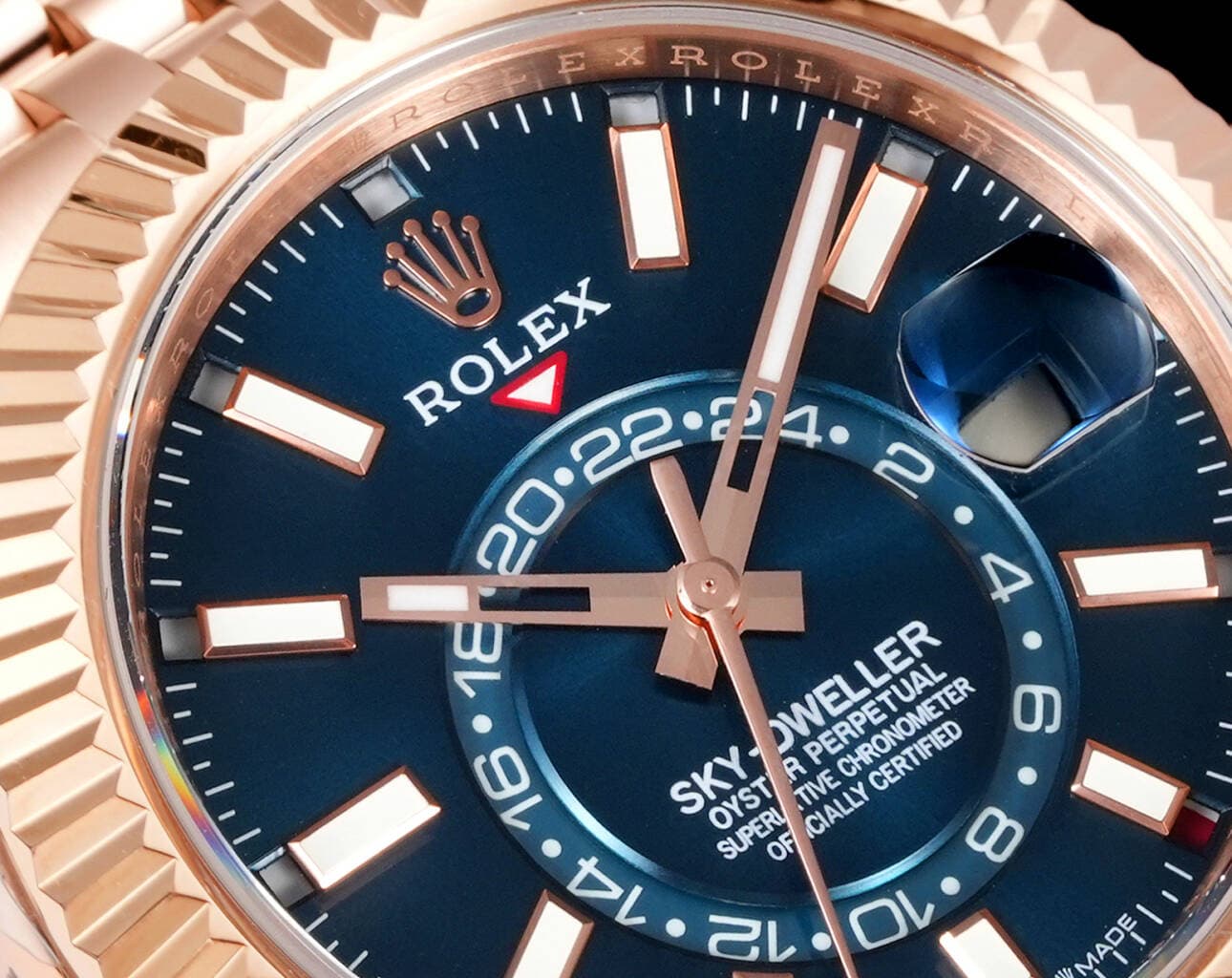 Rolex Blue Watch
