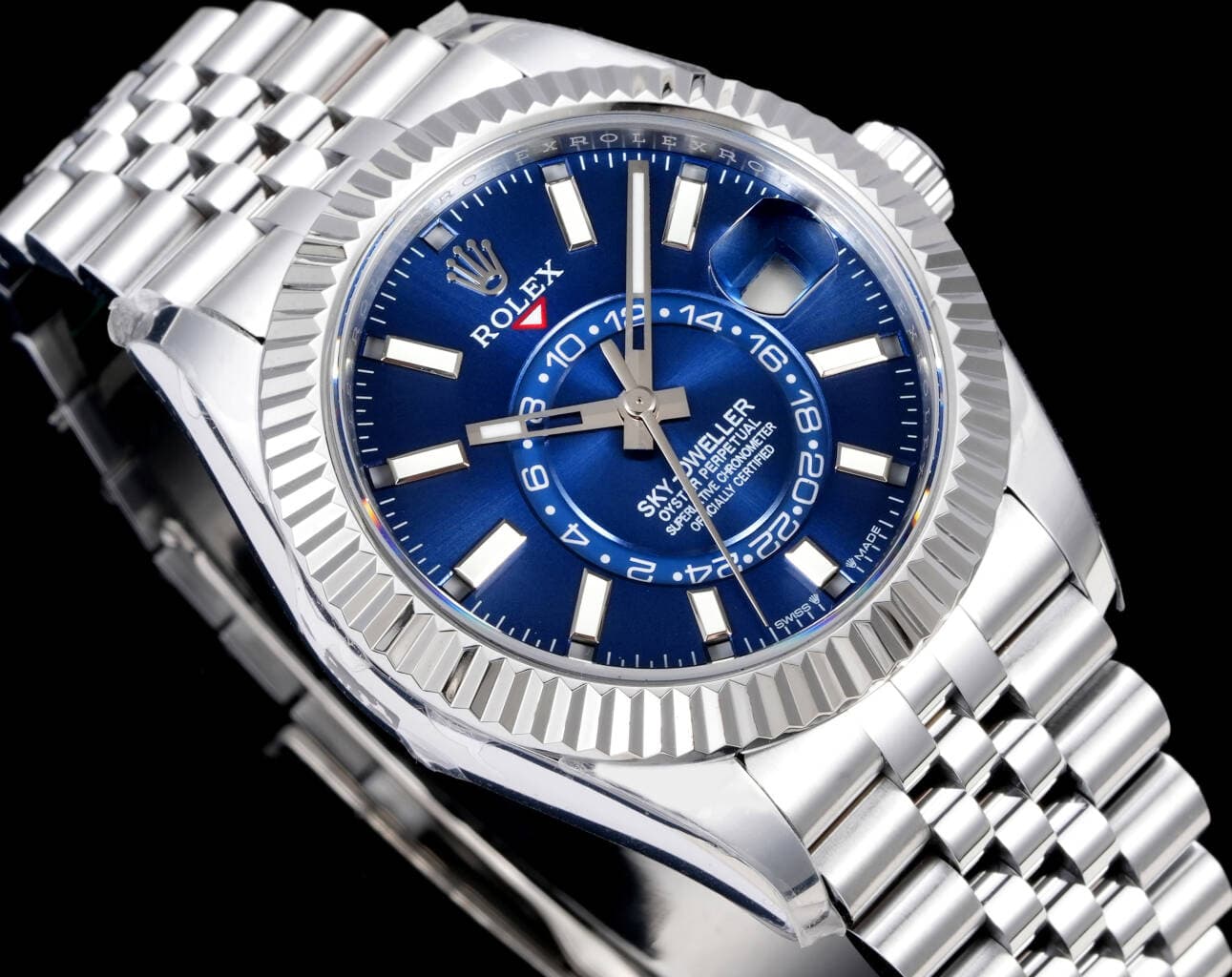 Rolex Blue Watch