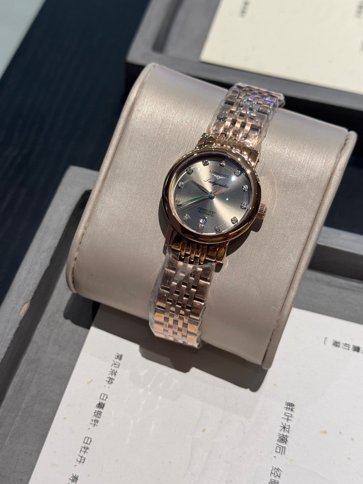 Longines White Watch
