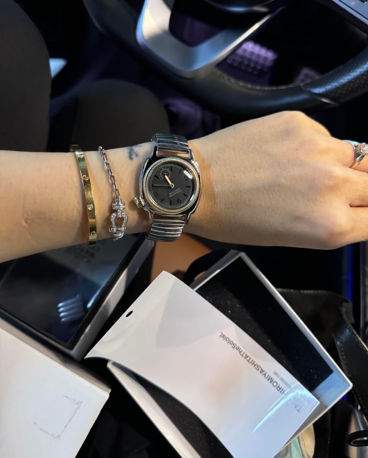 Luxury Watch Cream Watch
