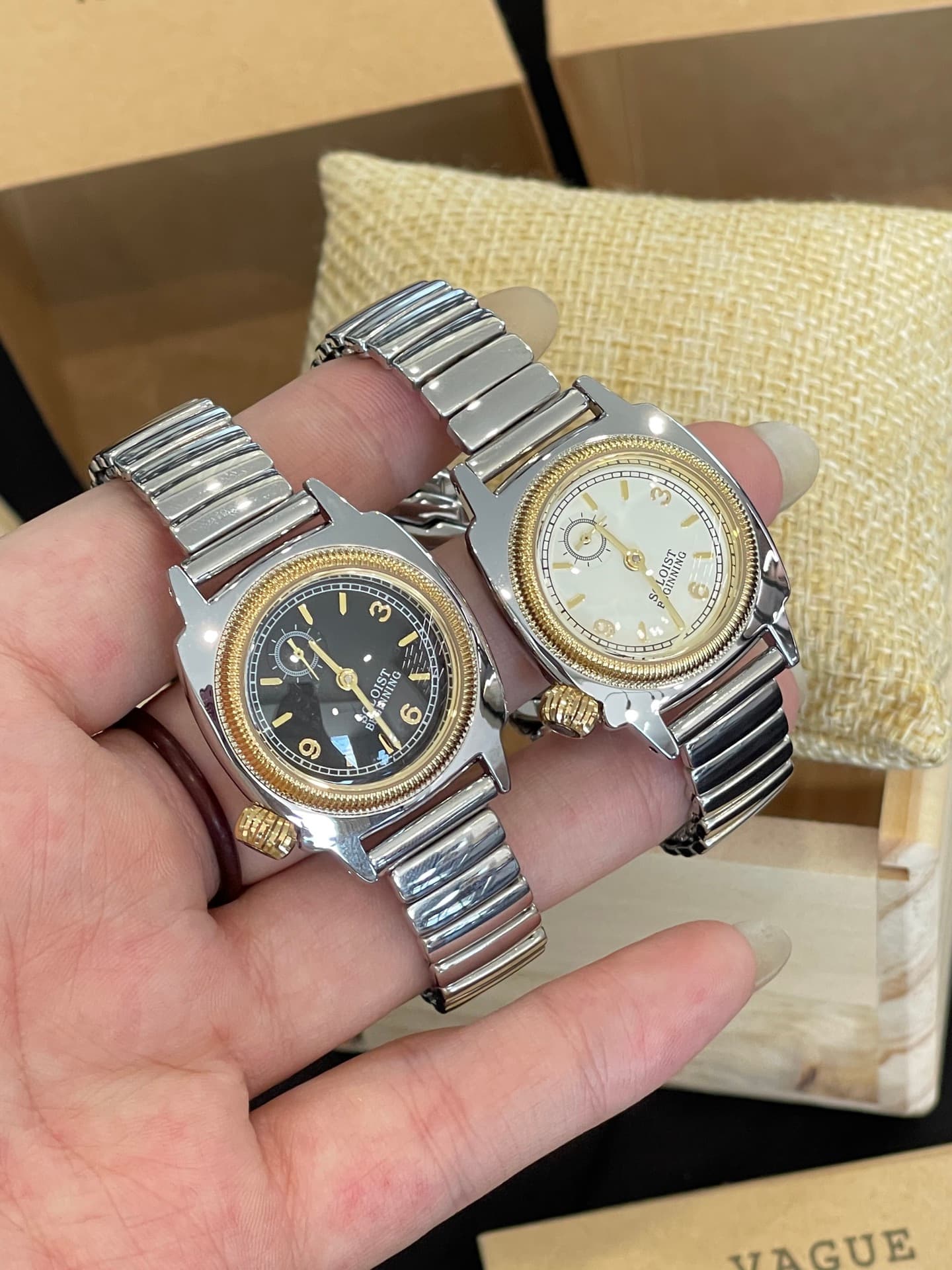Luxury Watch Cream Watch