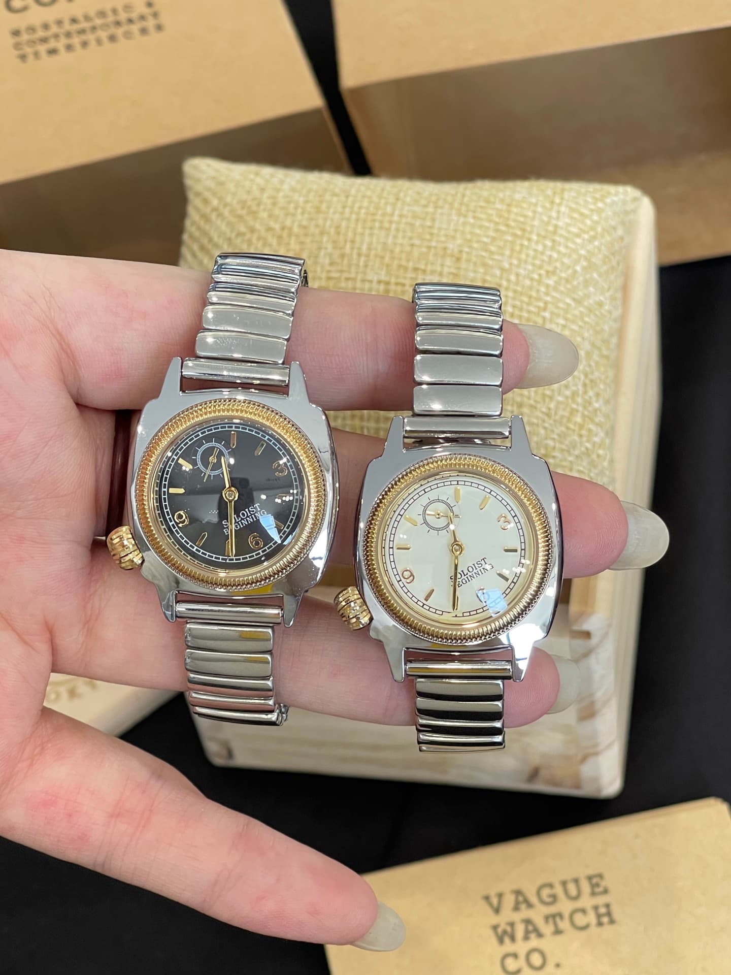 Luxury Watch Cream Watch