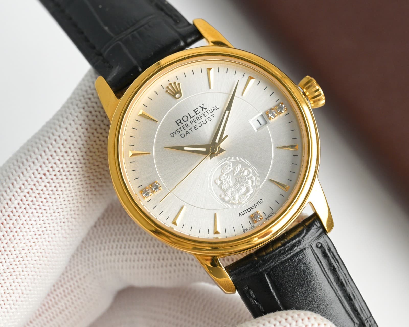 Rolex White Watch