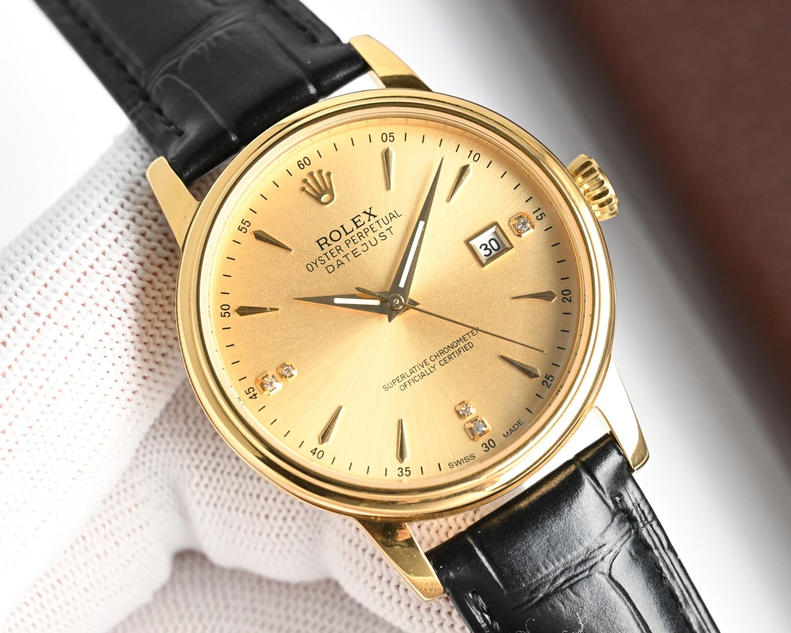 Rolex White Watch