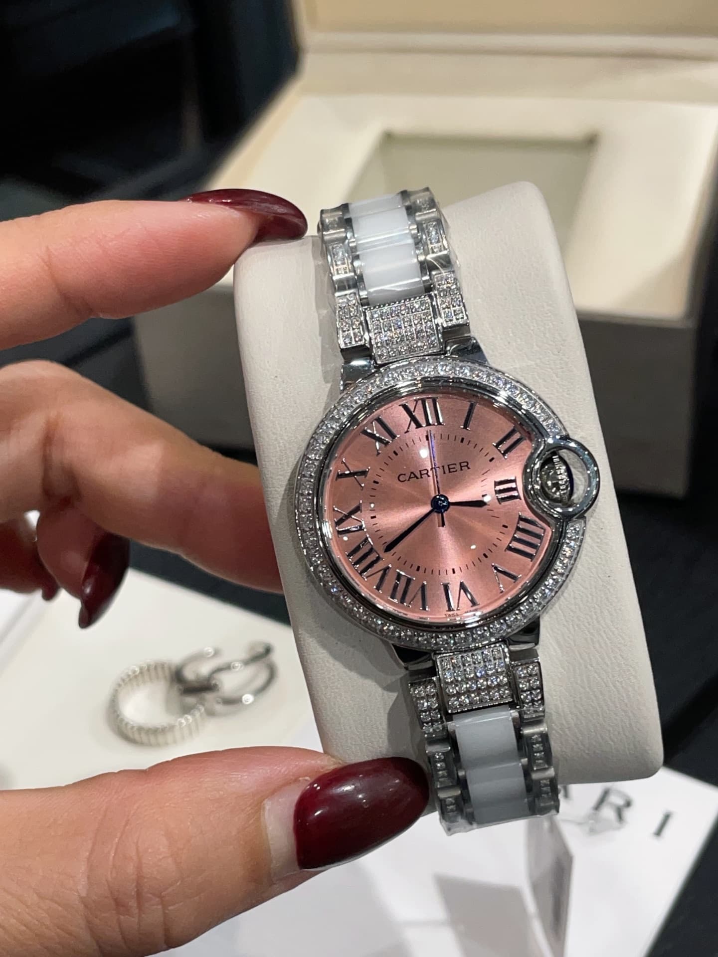 Cartier White Watch