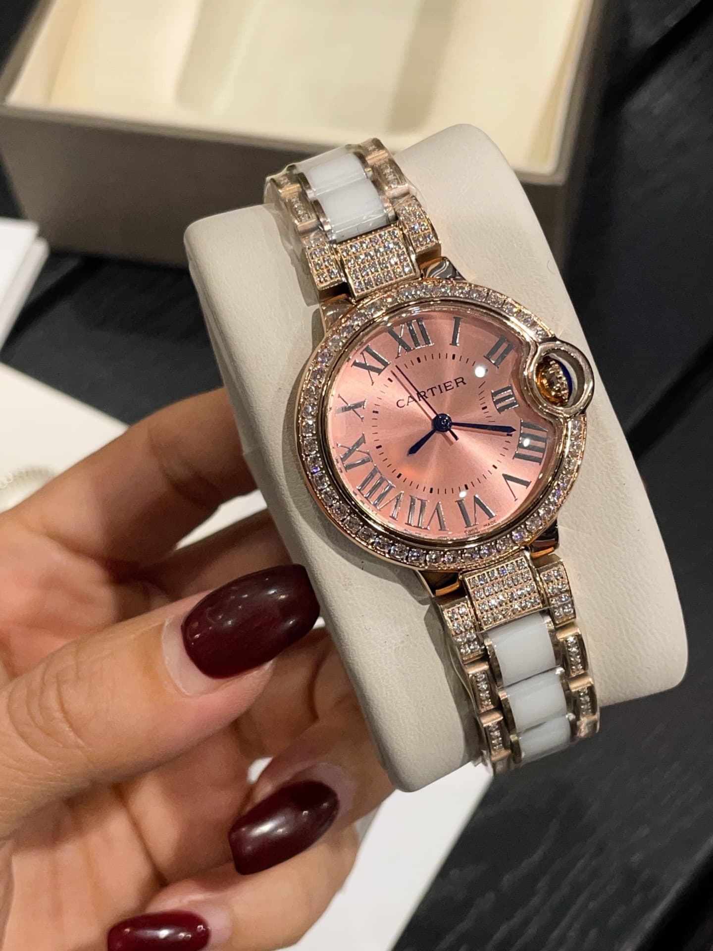 Cartier White Watch
