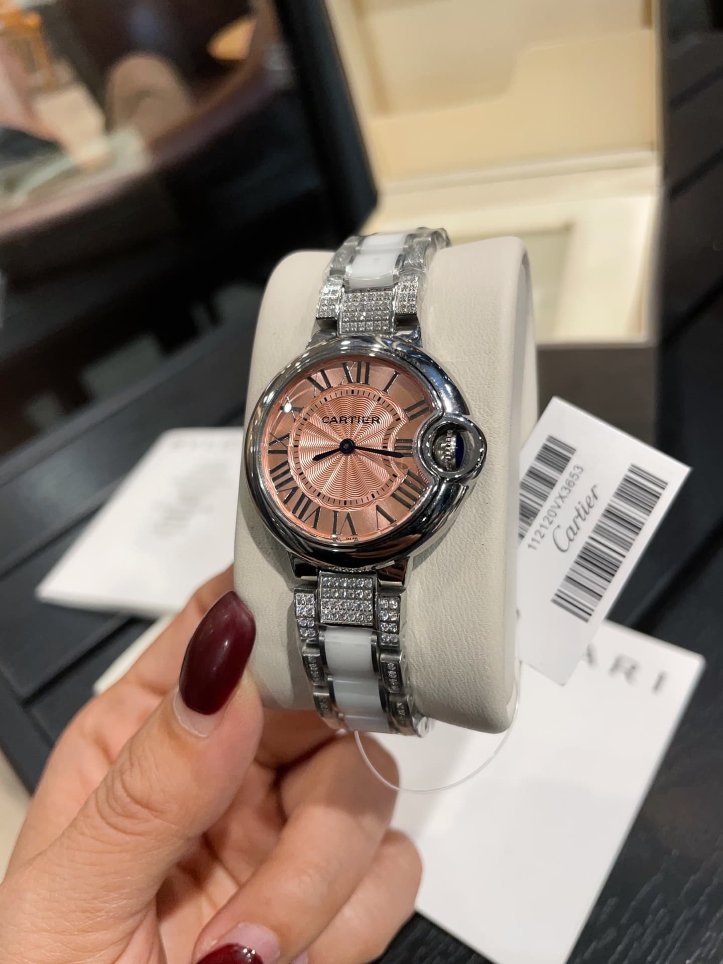 Cartier White Watch