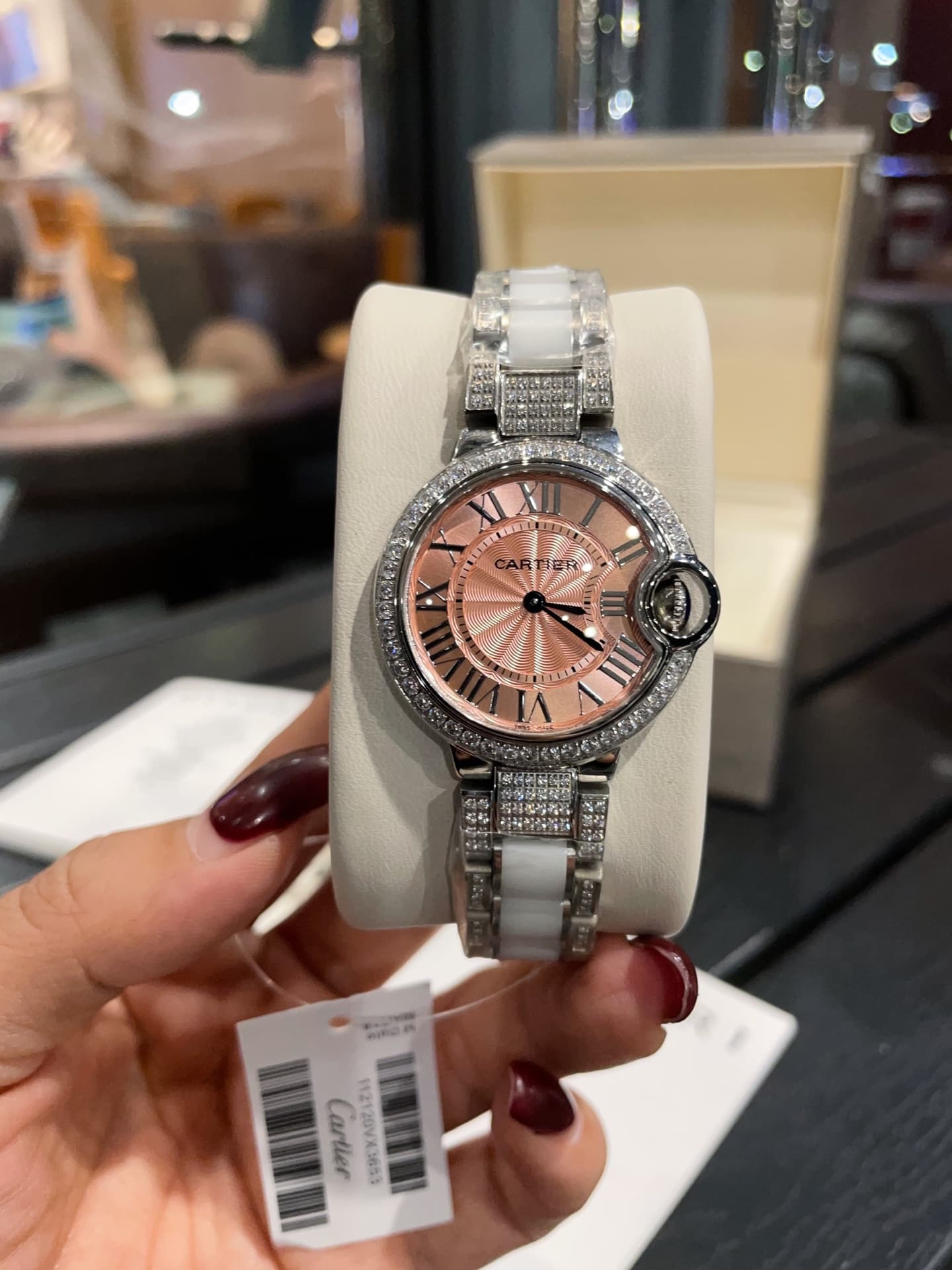 Cartier White Watch