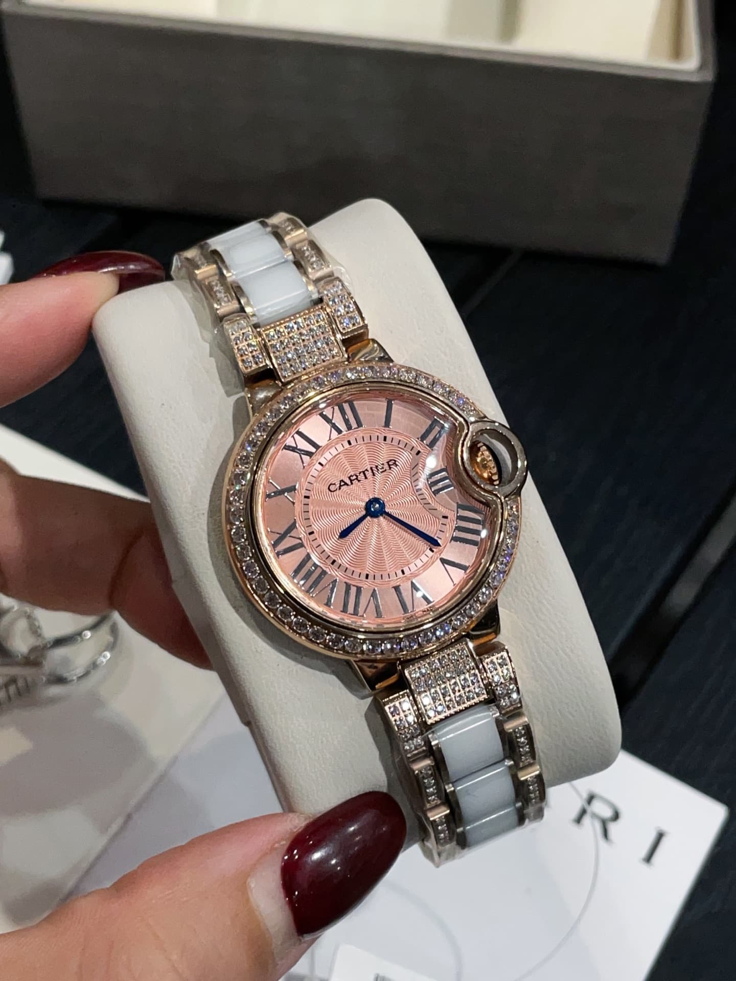 Cartier White Watch