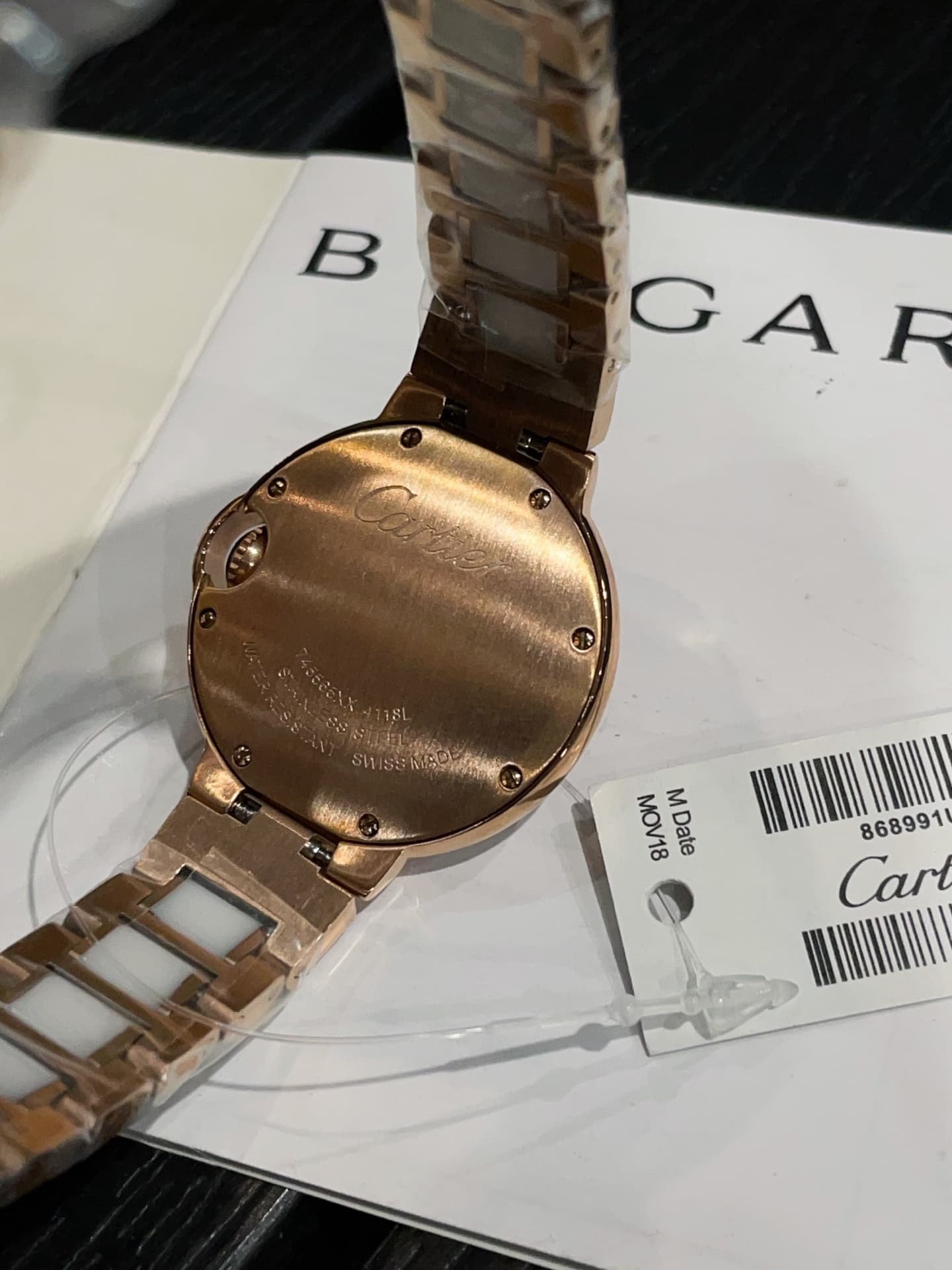 Cartier White Watch