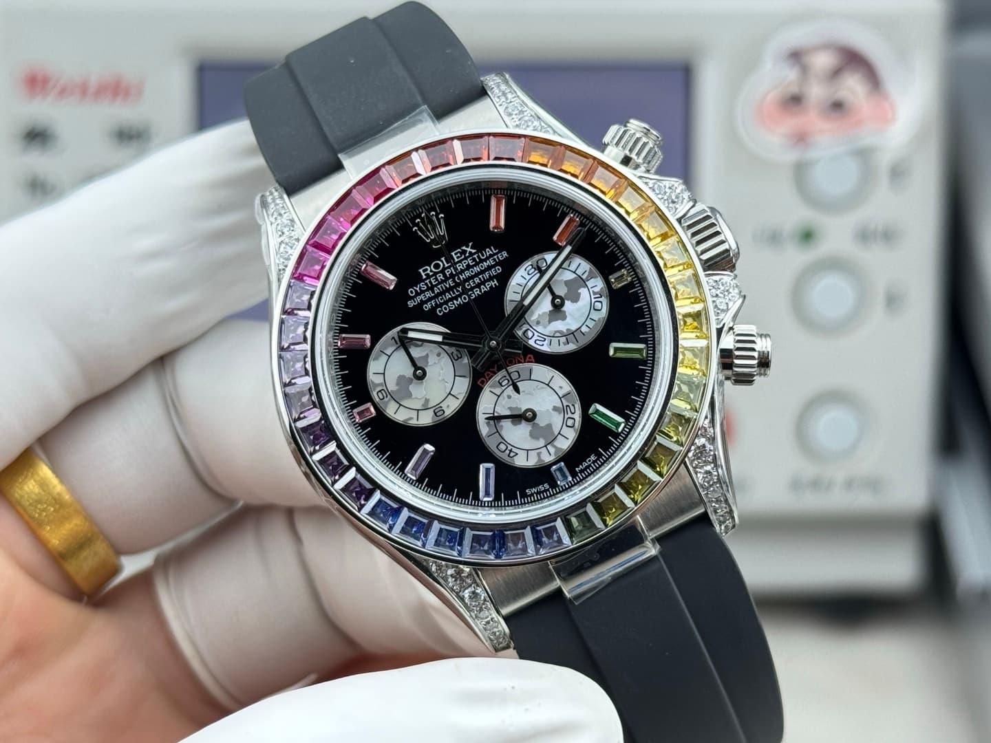Luxury Watch Black Bag