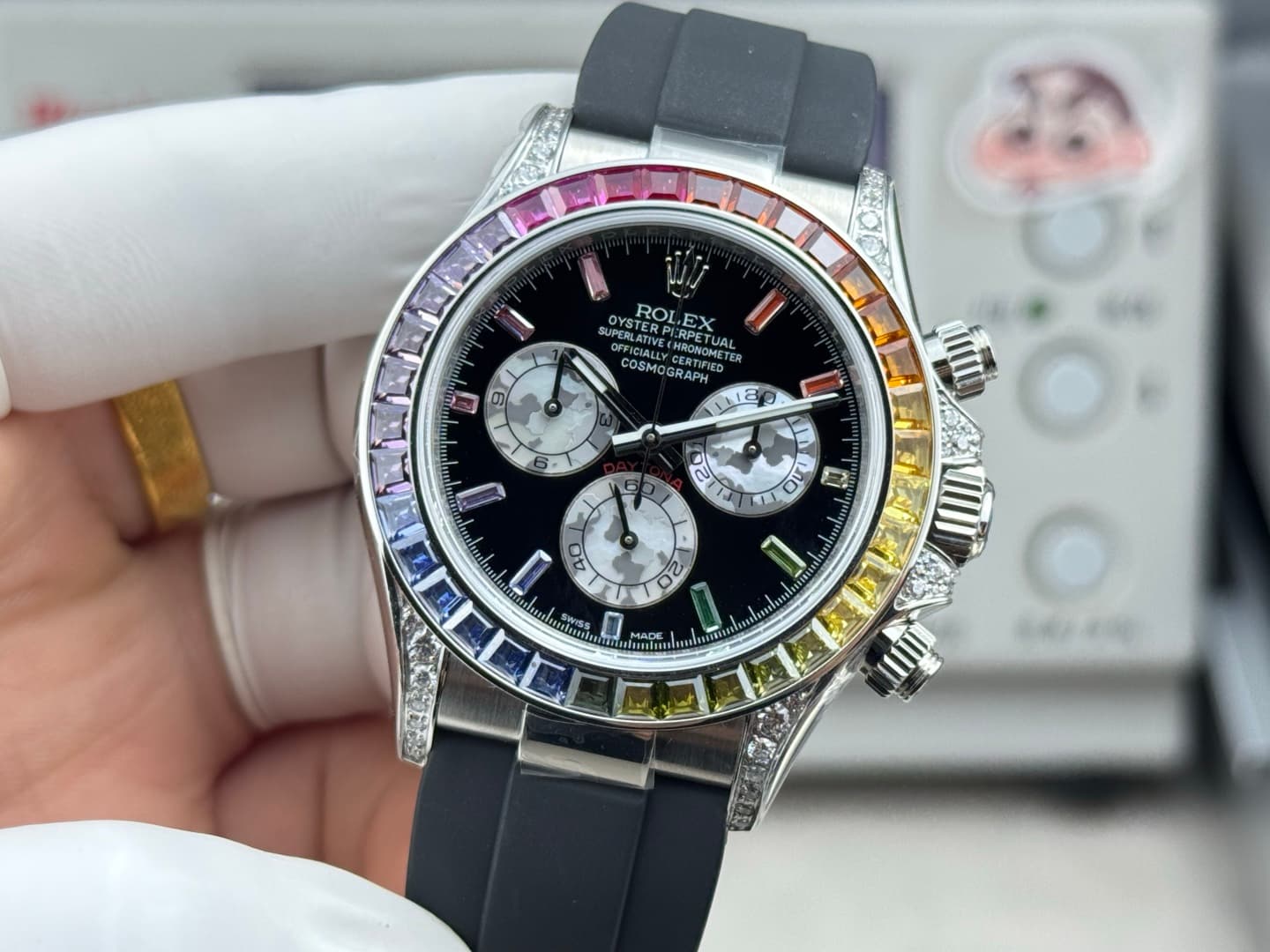 Luxury Watch Black Bag