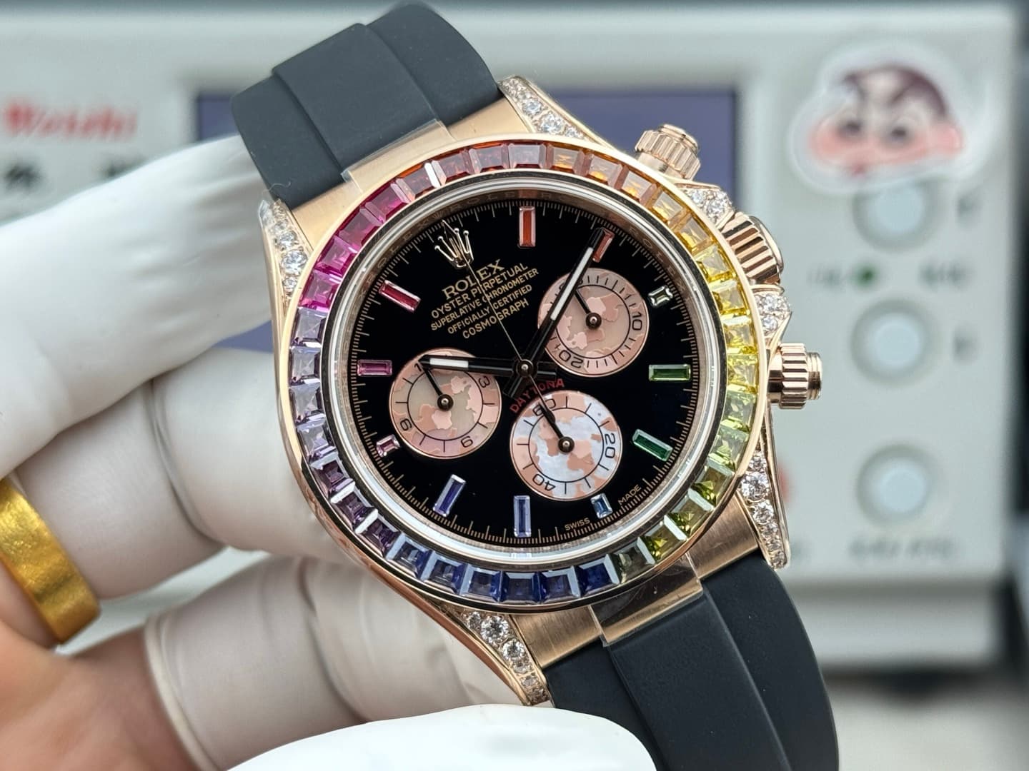 Luxury Watch Black Bag