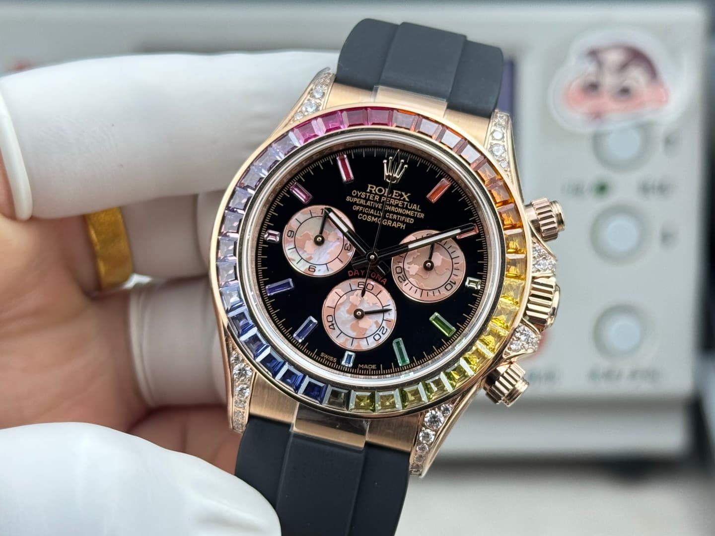 Luxury Watch Black Bag