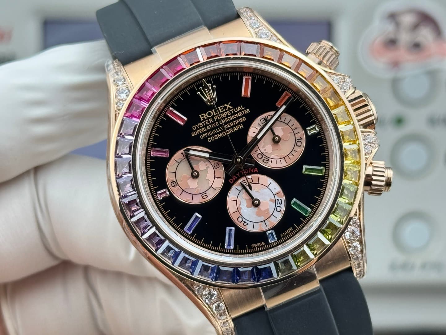 Luxury Watch Black Bag