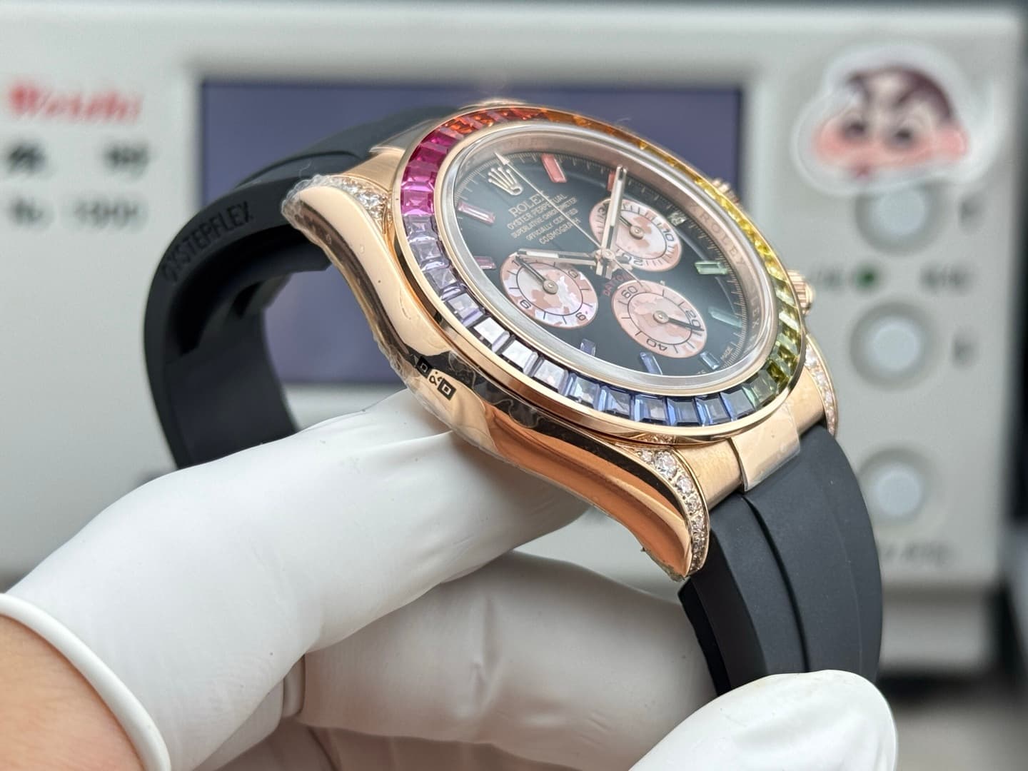 Luxury Watch Black Bag