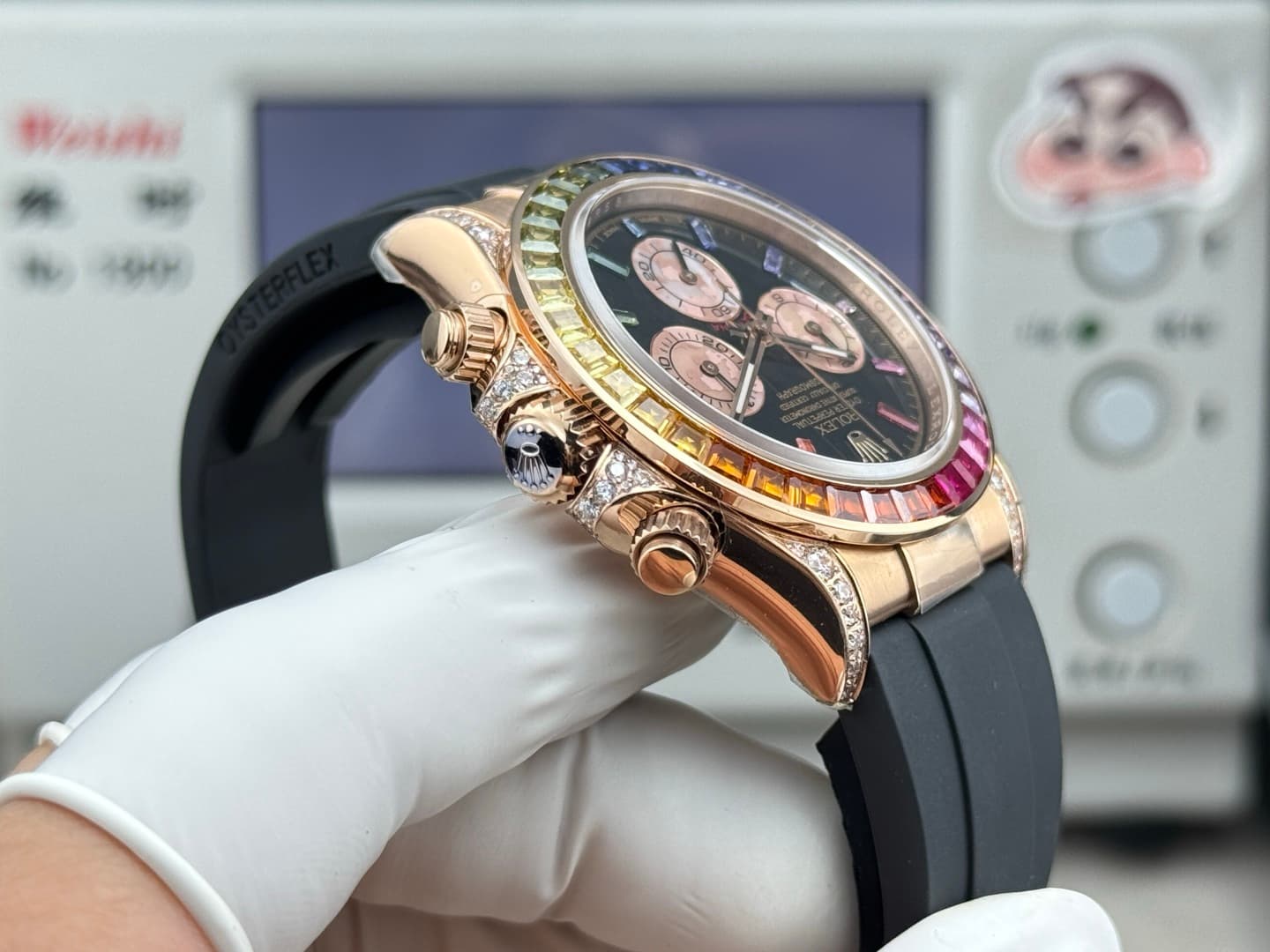 Luxury Watch Black Bag