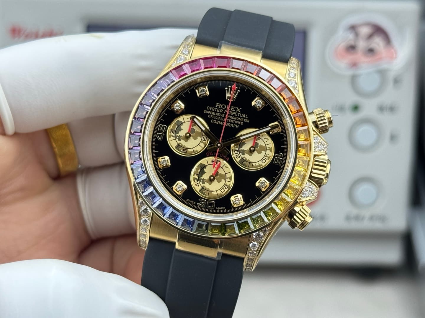 Luxury Watch Black Bag