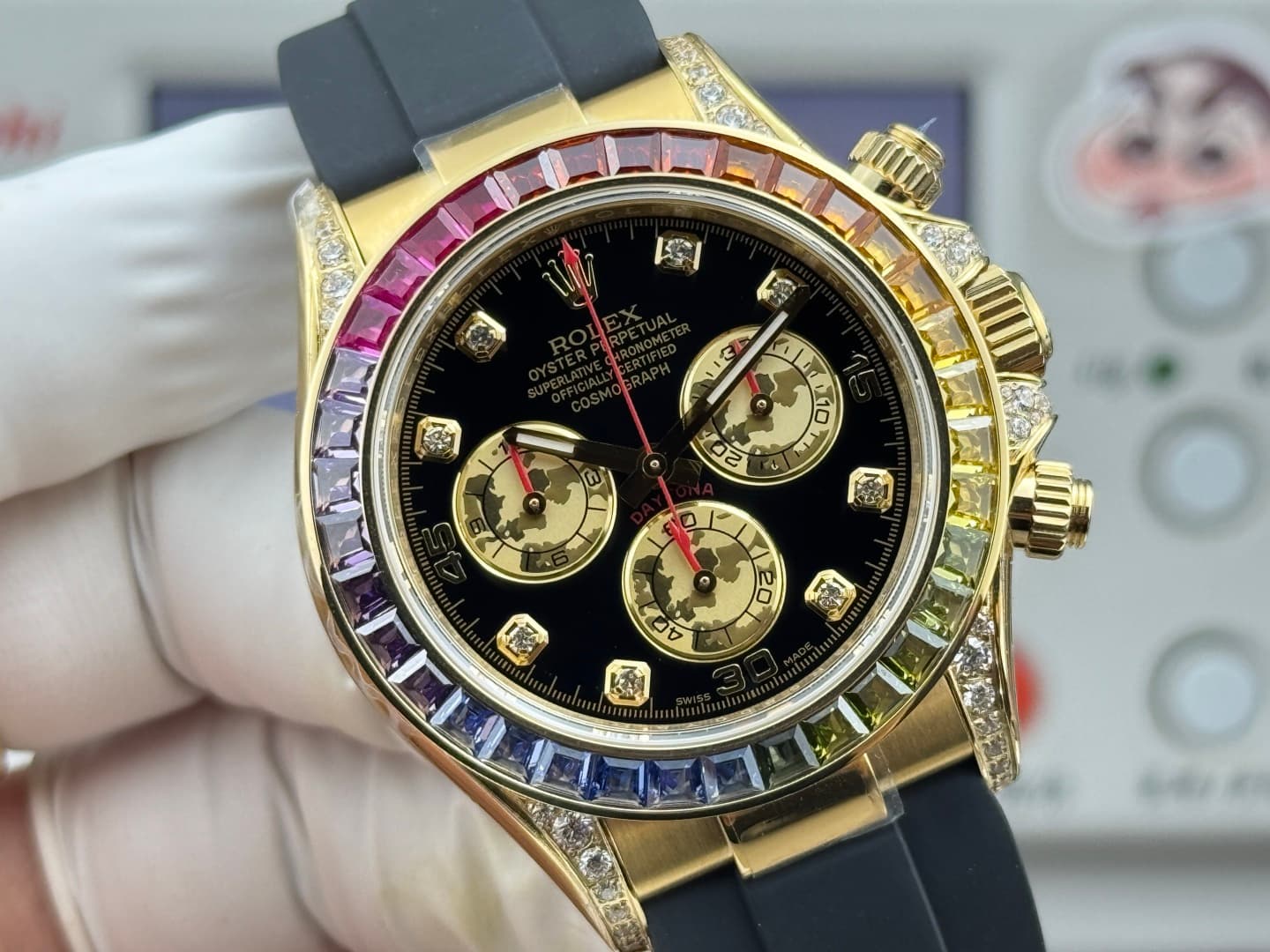 Luxury Watch Black Bag