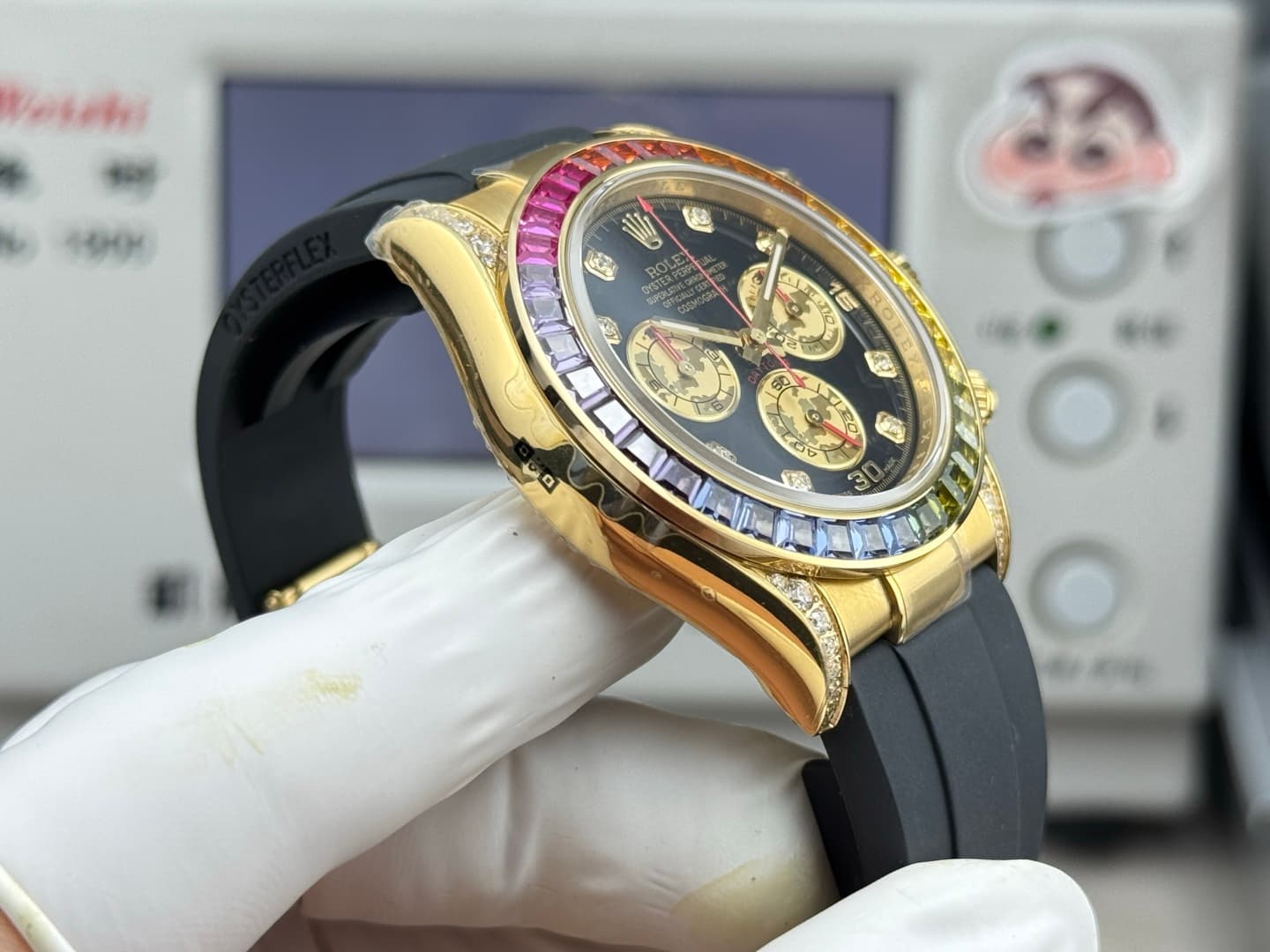 Luxury Watch Black Bag