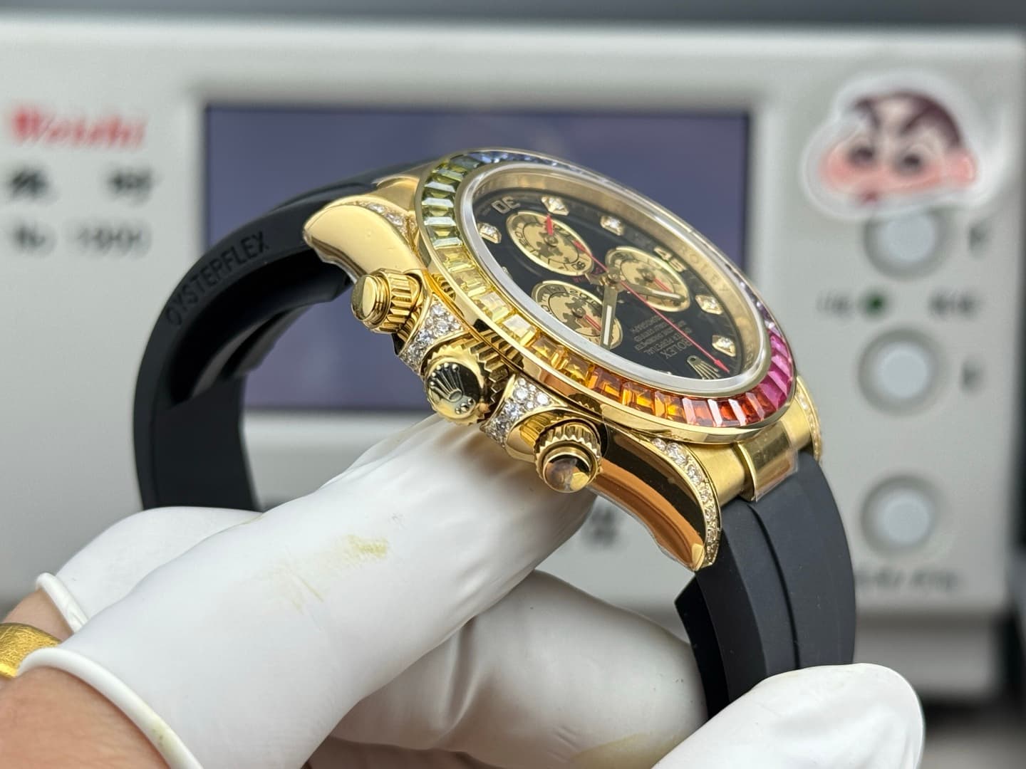 Luxury Watch Black Bag