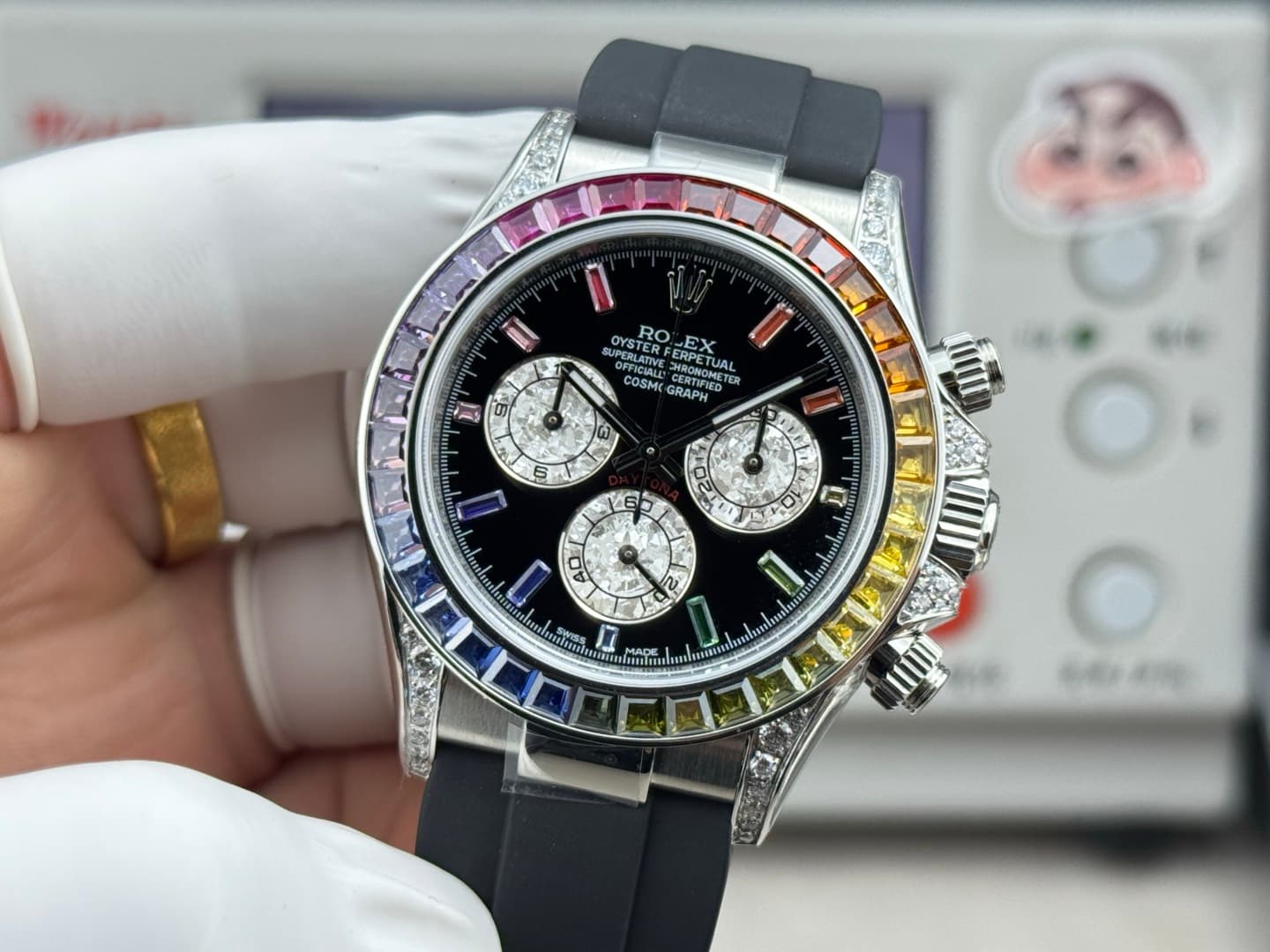 Luxury Watch Black Bag