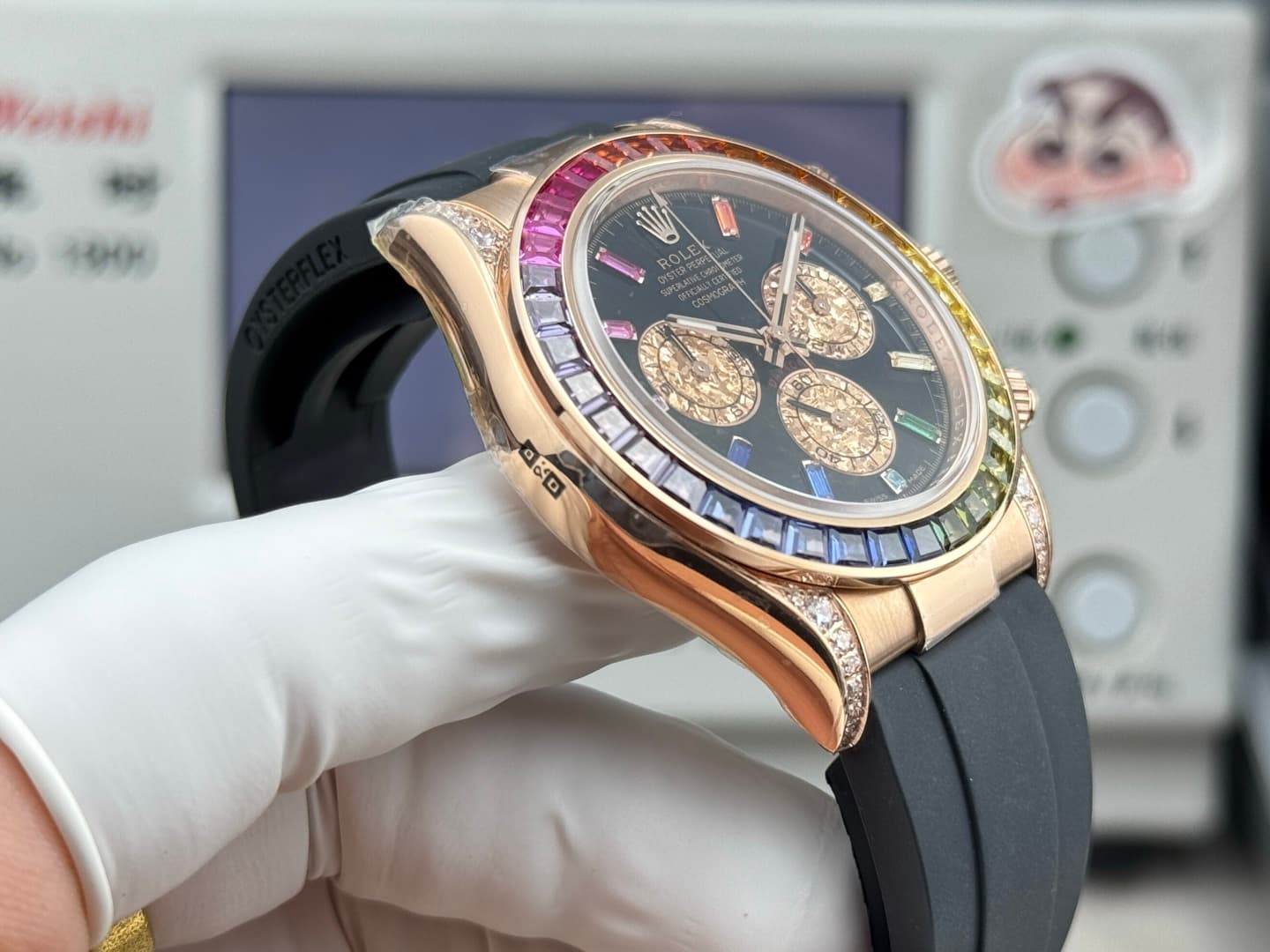Luxury Watch Black Bag