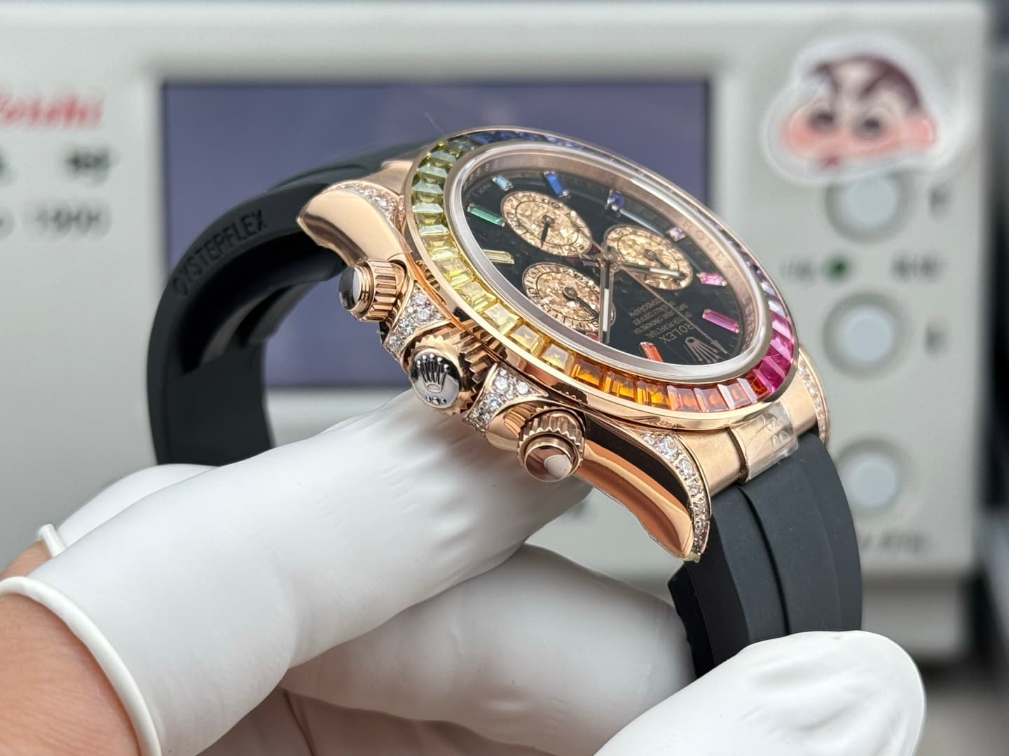 Luxury Watch Black Bag