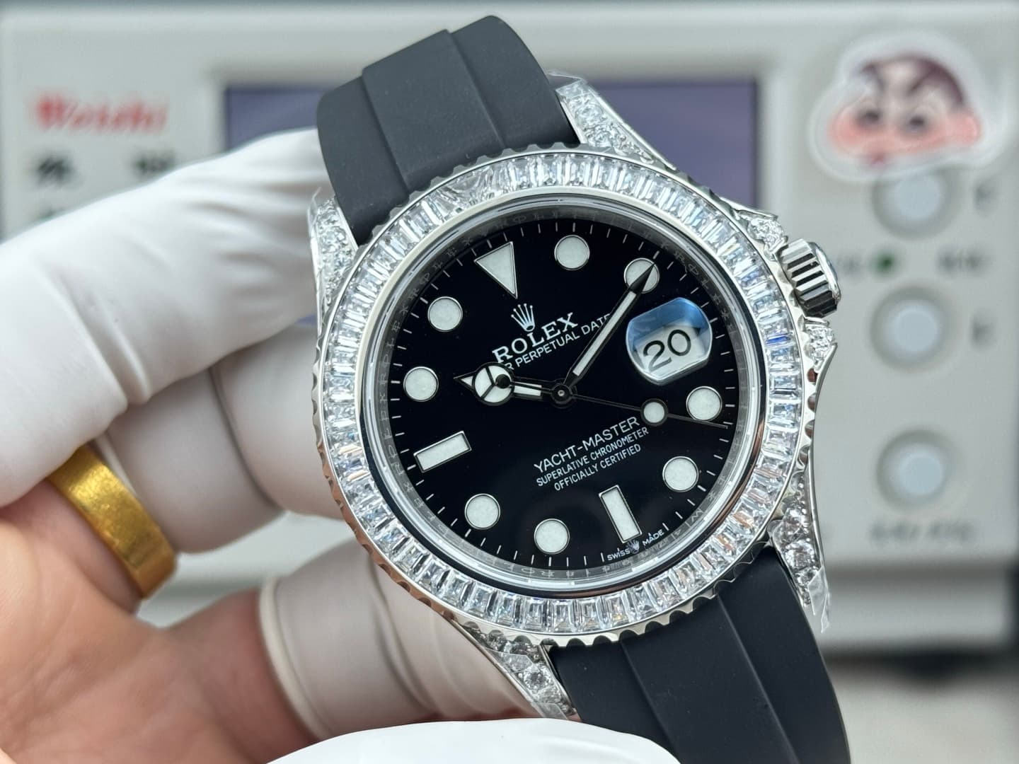 Luxury Watch Blue Bag