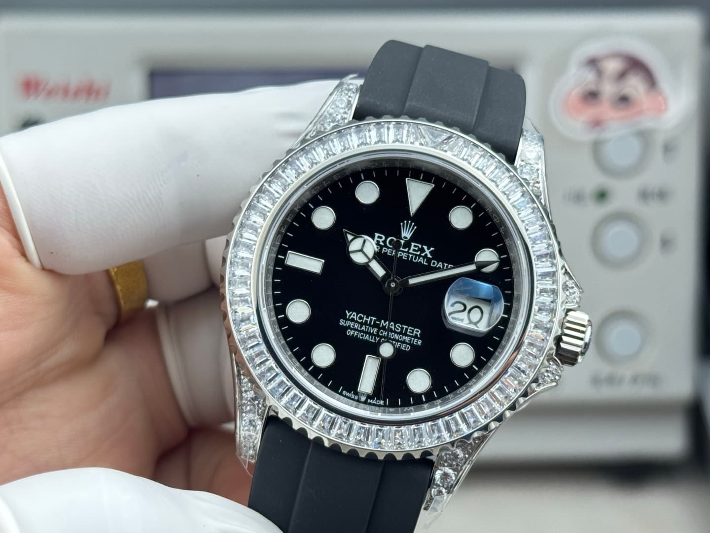Luxury Watch Blue Bag