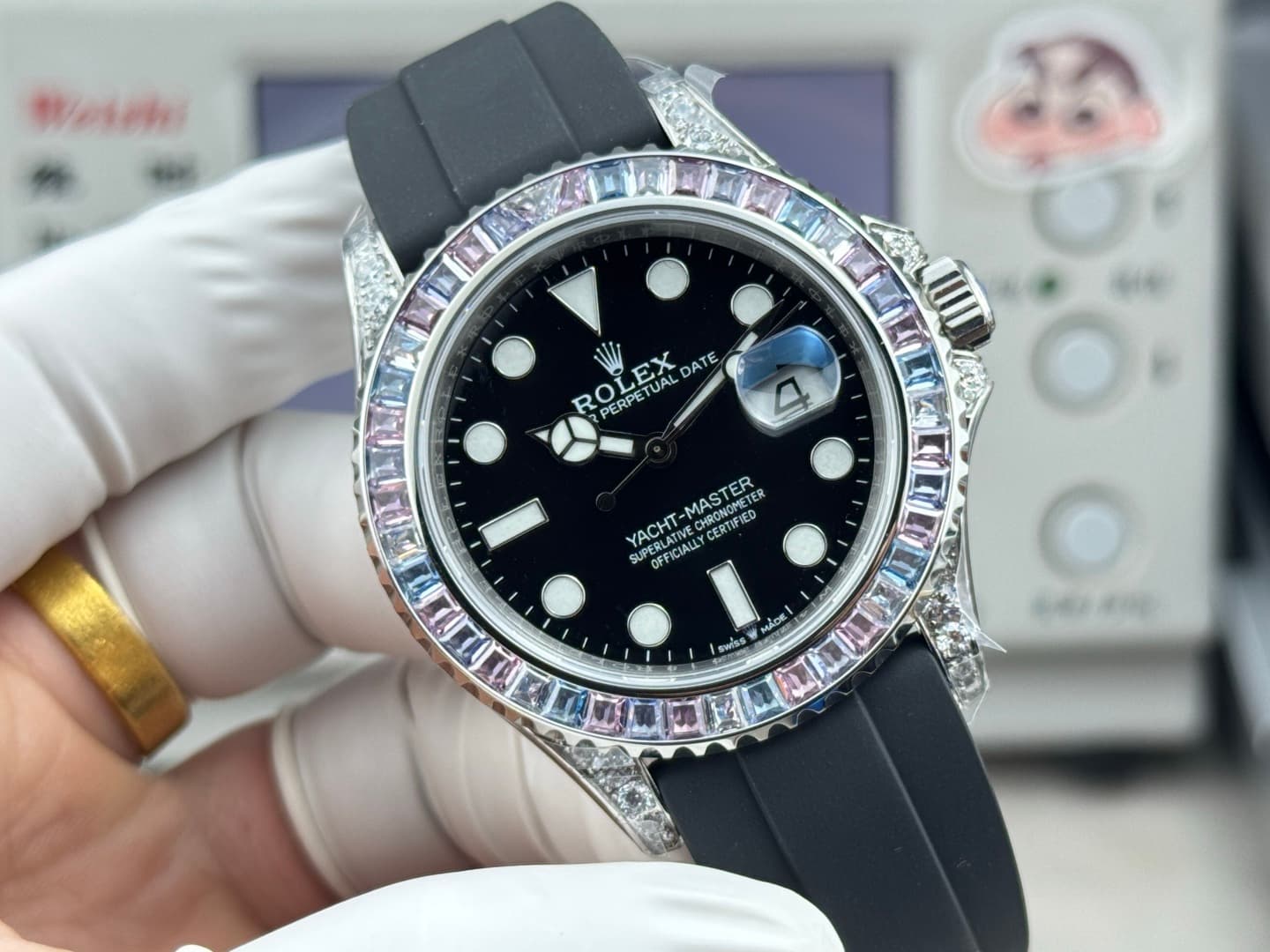 Luxury Watch Blue Bag
