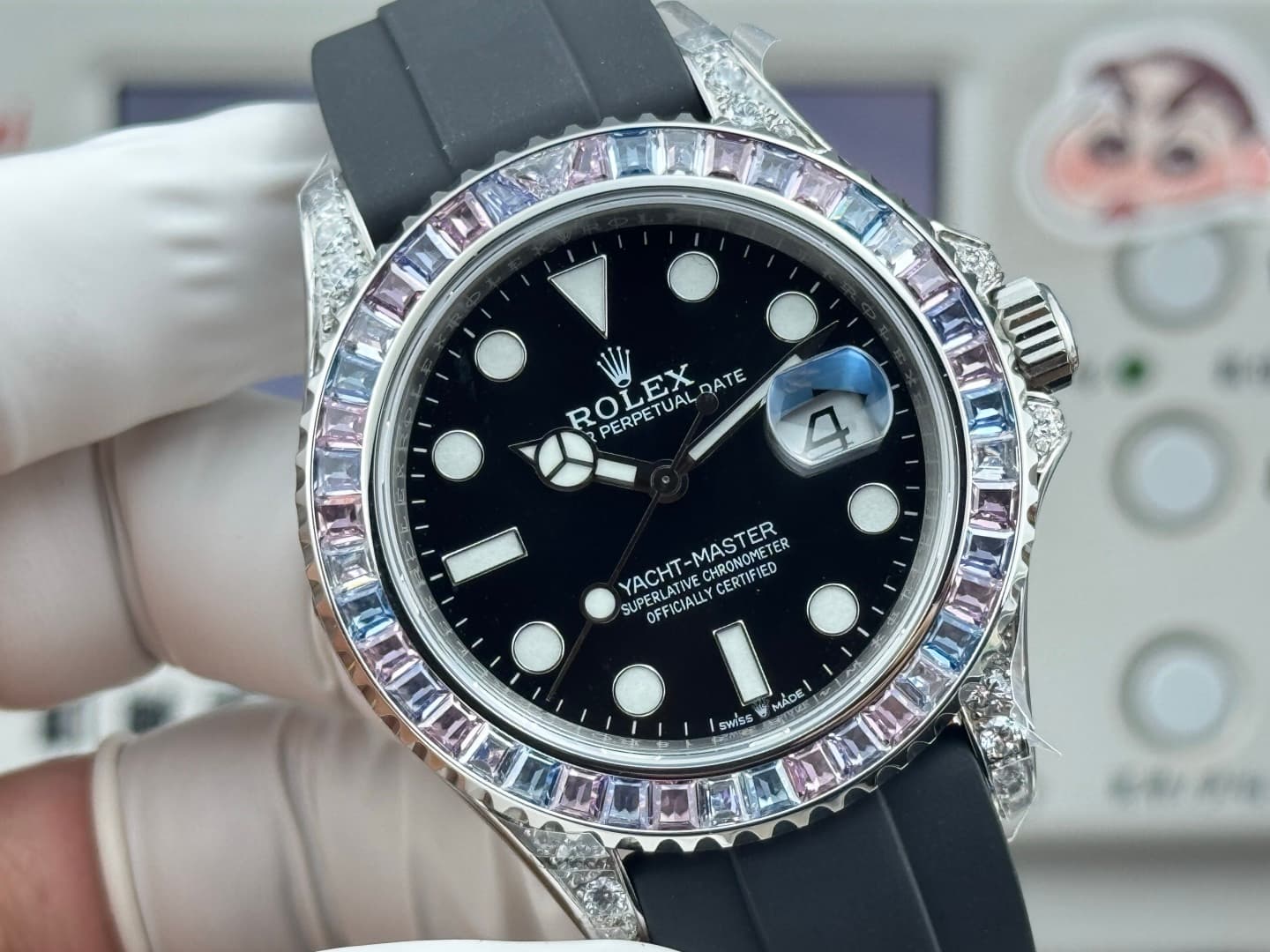 Luxury Watch Blue Bag